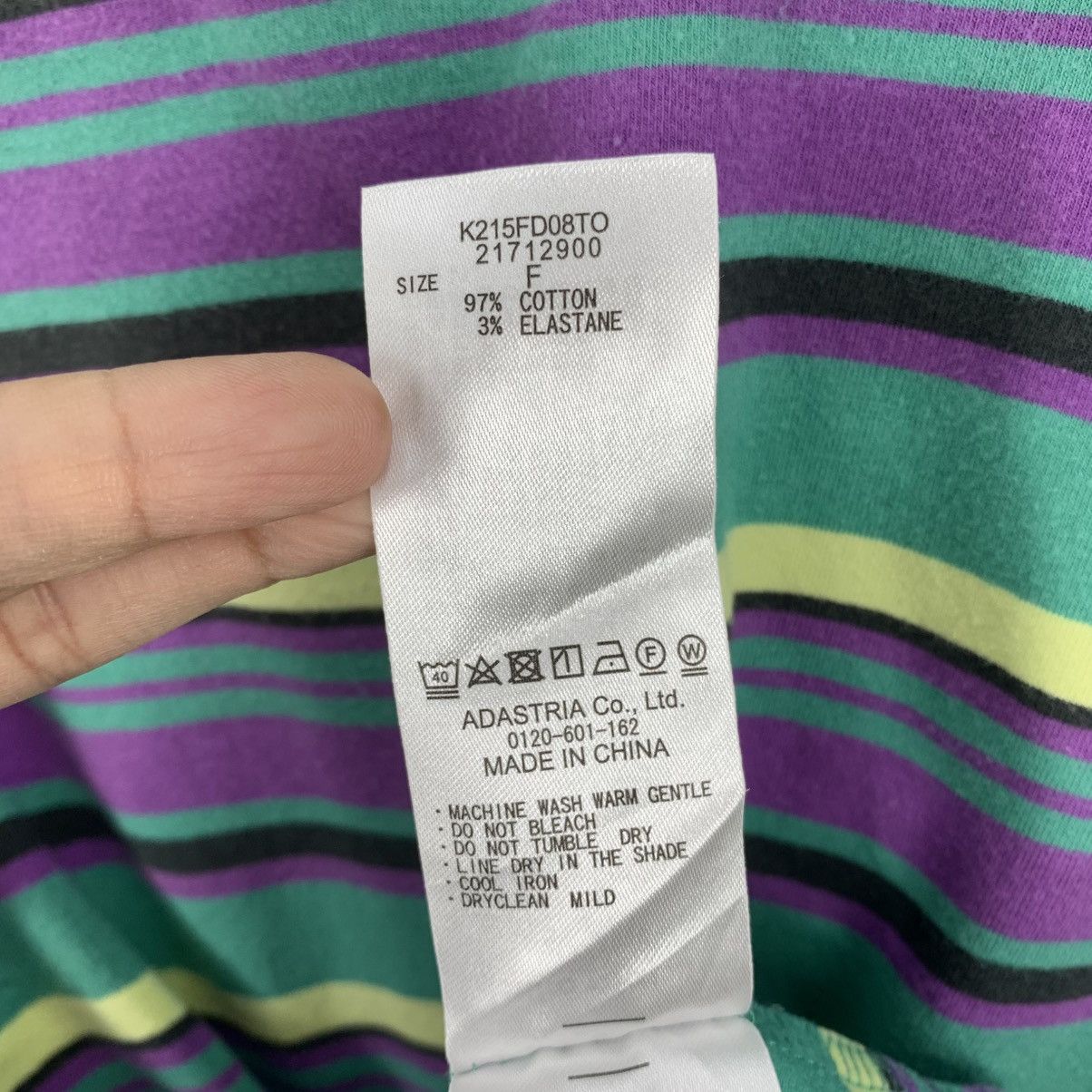 Japanese Brand NIKO AND Keita Maruyama Japanese Brand Stripes Tshirt Size M / US 6-8 / IT 42-44 - 7 Thumbnail