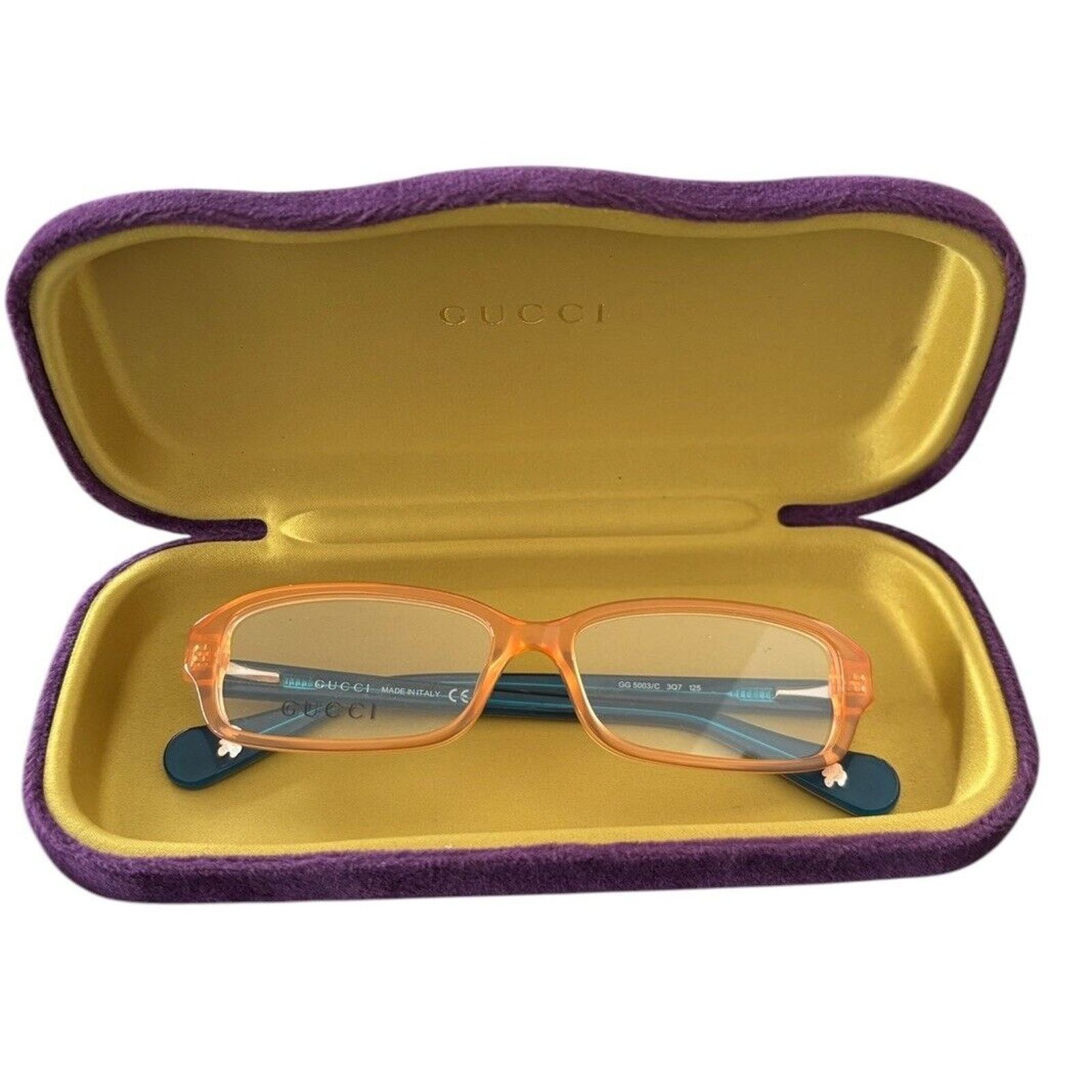 Gucci Gucci Kid’s Eyeglasses Plastic Frames GG5003/C Made In Italy Size ONE SIZE - 1 Thumbnail