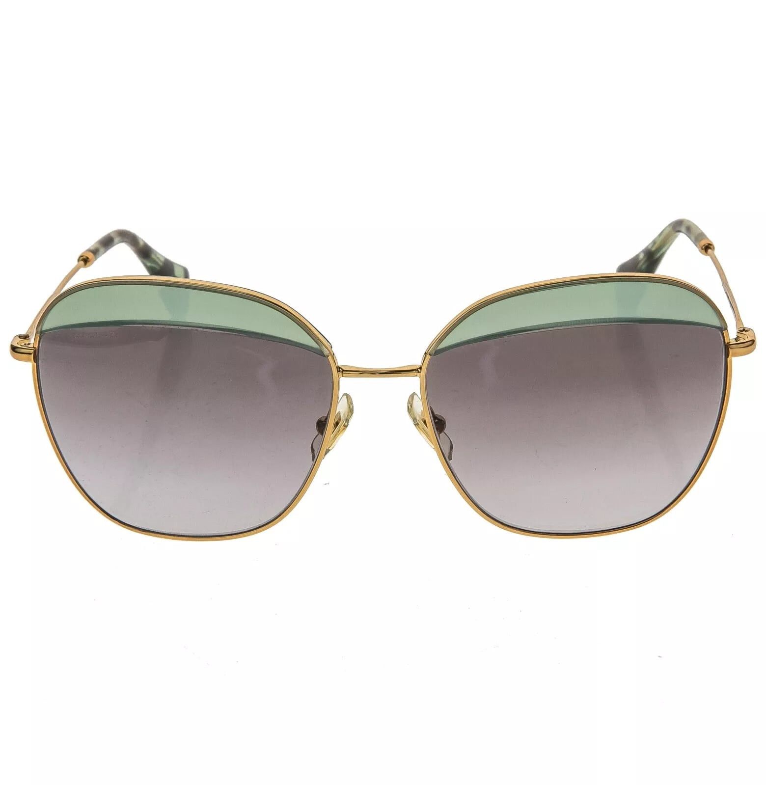 Miu Miu MIU MIU SO FRAME 53Q Square Gold Green Sunglasses MU53QS Size ONE SIZE - 5 Thumbnail
