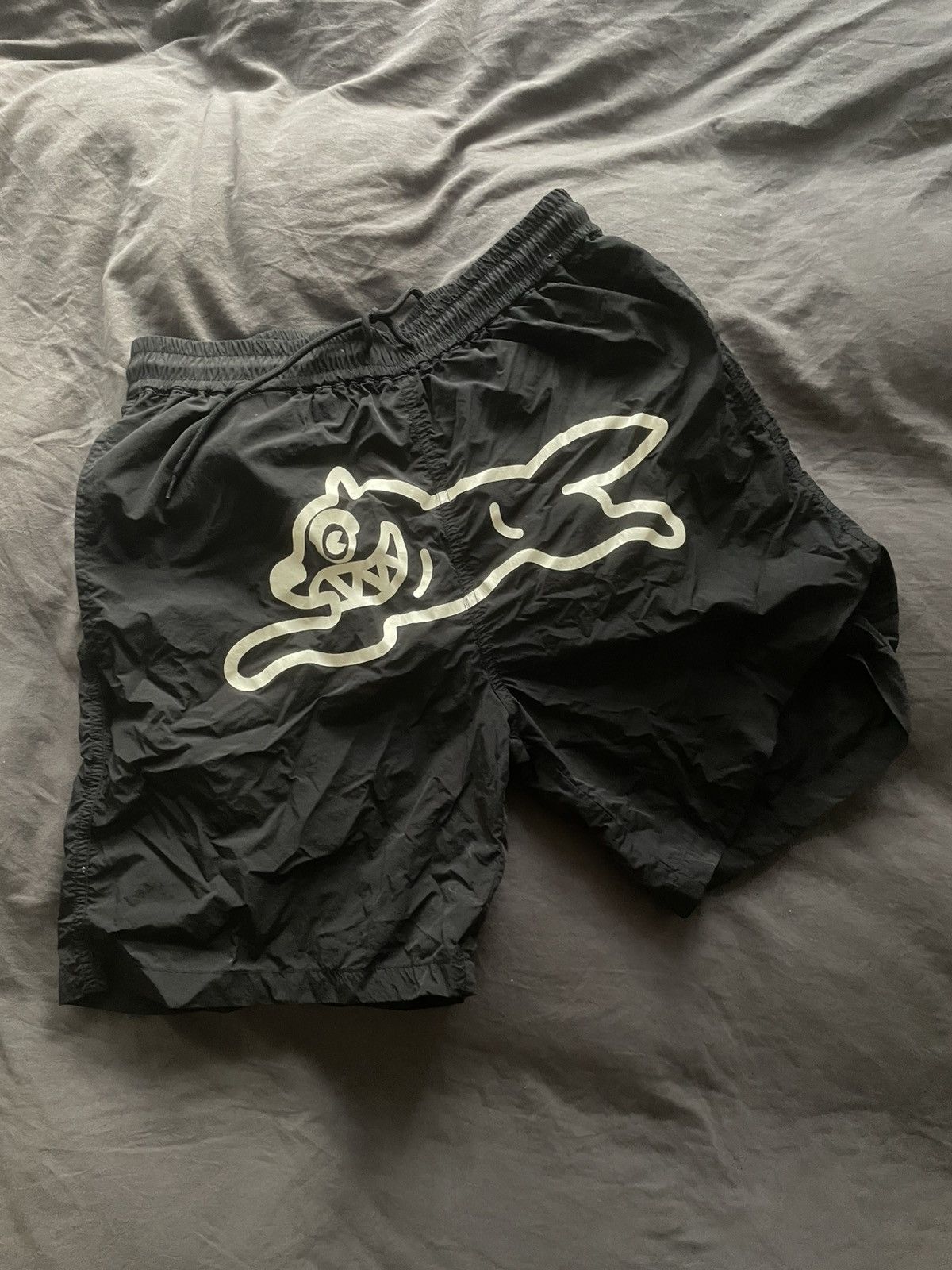 Billionaire Boys Club BBC SWIMMERS SMALL, RUNNING DOG BLACK PHARRELL 2000’s SHORTS Size US 32 / EU 48 - 4 Thumbnail