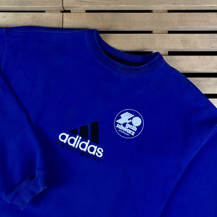 Adidas equipment sweatshirt online blue