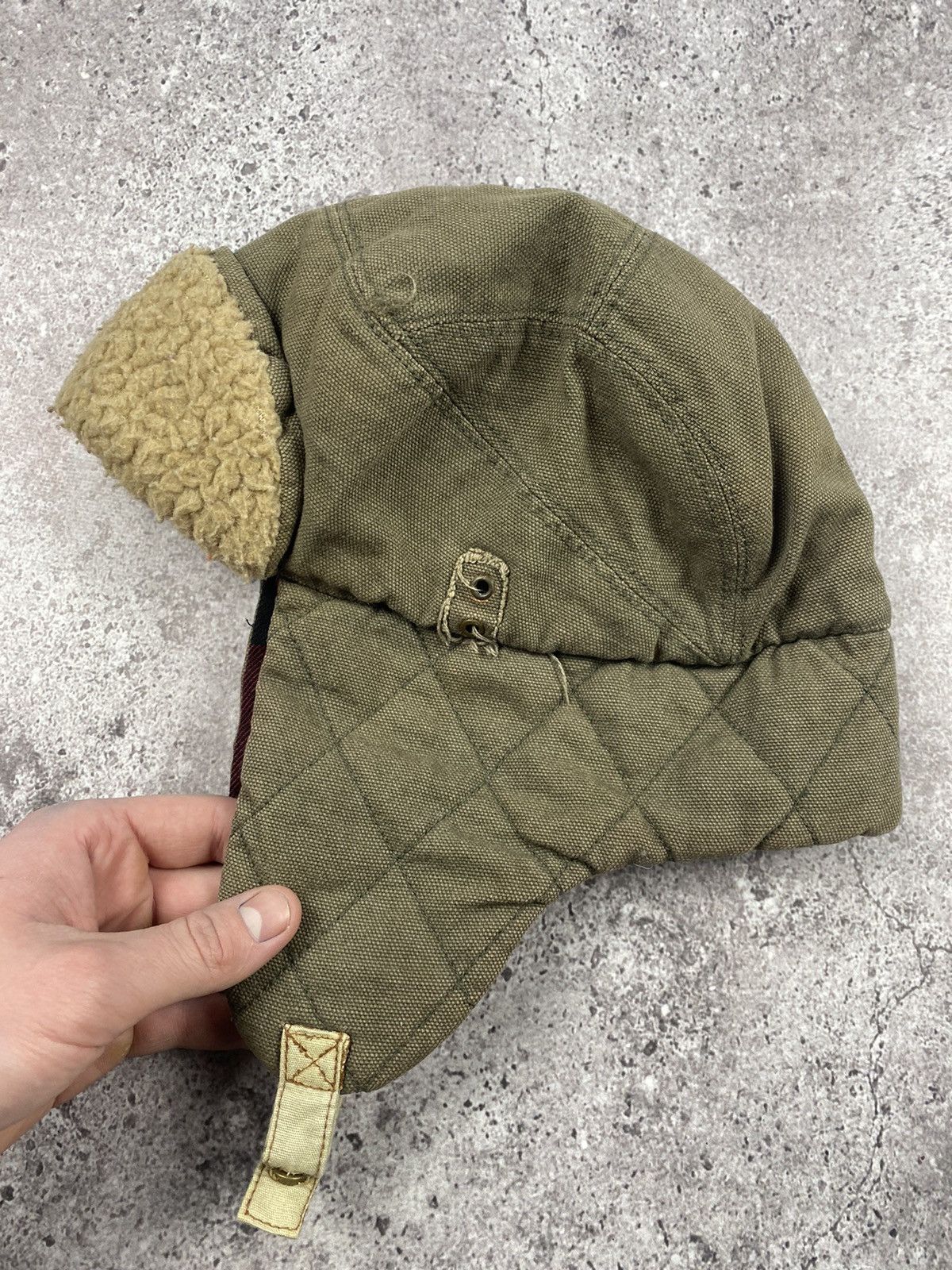 Vintage FUZZY MOHAIRE RETRO FUR AVIATOR USHANKA USSR STYLE 90’S Size ONE SIZE - 3 Thumbnail