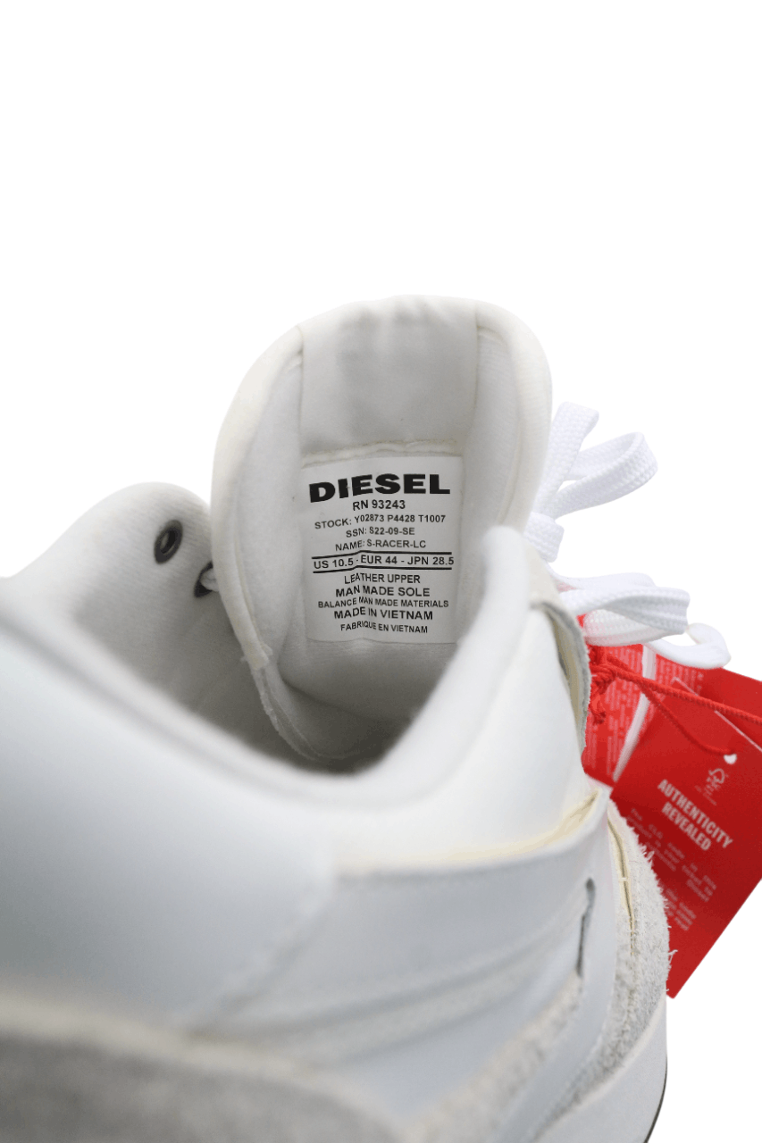 Diesel S-RACER-LC EU44 White Leather Details 40583 Size US 11 / EU 44 - 11 Thumbnail