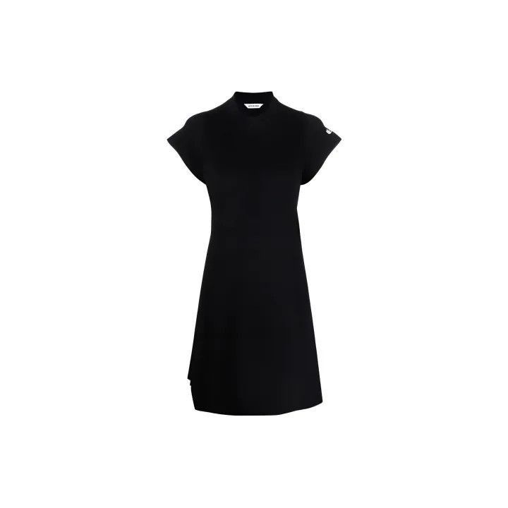 short sleeve black turtleneck dress Black Turtleneck Dresses