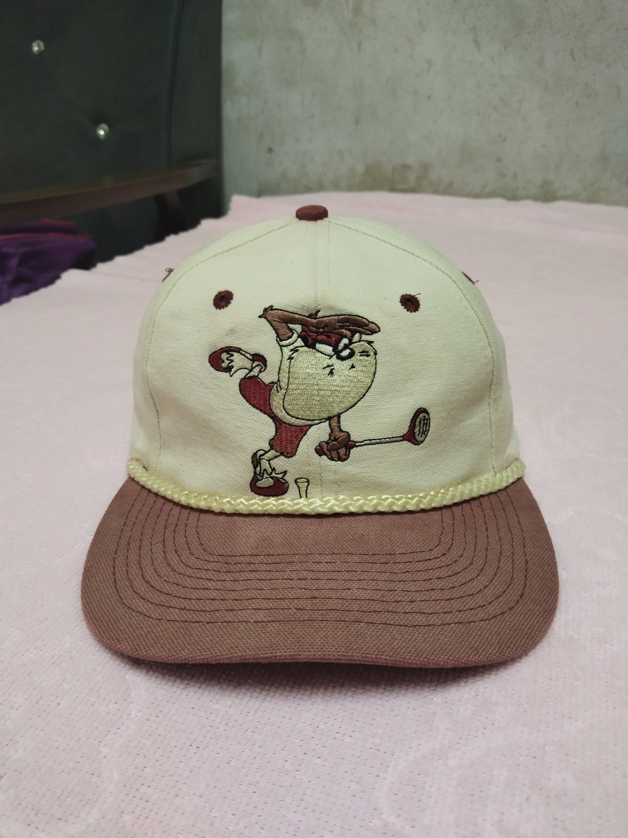 Japanese Brand VINTAGE TASMANIA PLAY GOLF LOONEY TUNES CAP HAT Size ONE SIZE - 1 Thumbnail