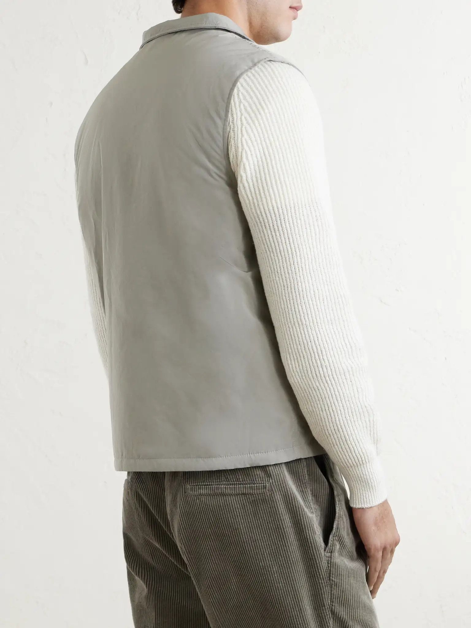 Brunello Cucinelli o1y0526 Vest in Gray Size US L / EU 52-54 / 3 - 3 Thumbnail
