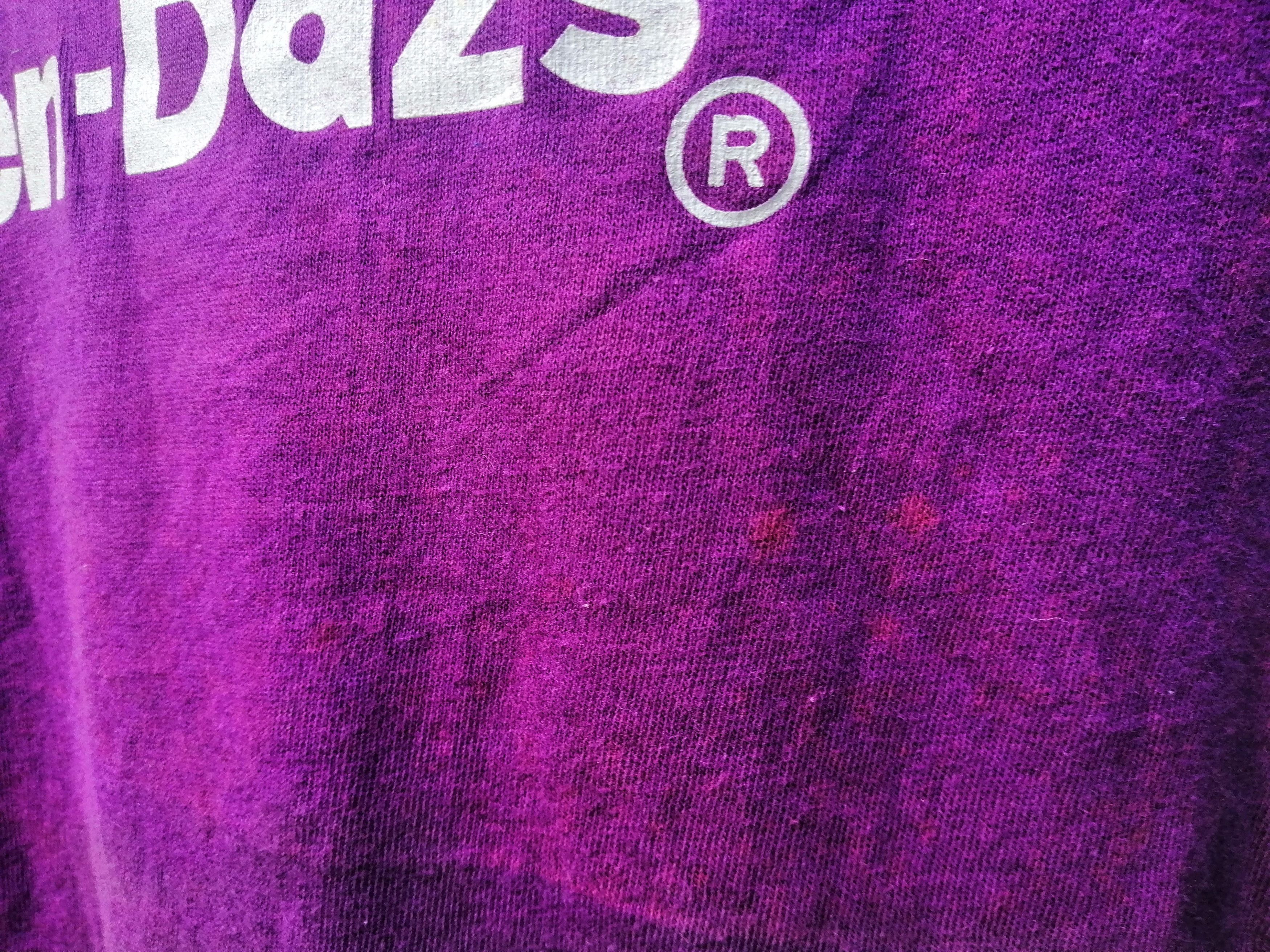Russell Athletic 1970s Haagen Dazs Ice Cream Boysenberry Vintage T Shirt Size US S / EU 44-46 / 1 - 15 Thumbnail