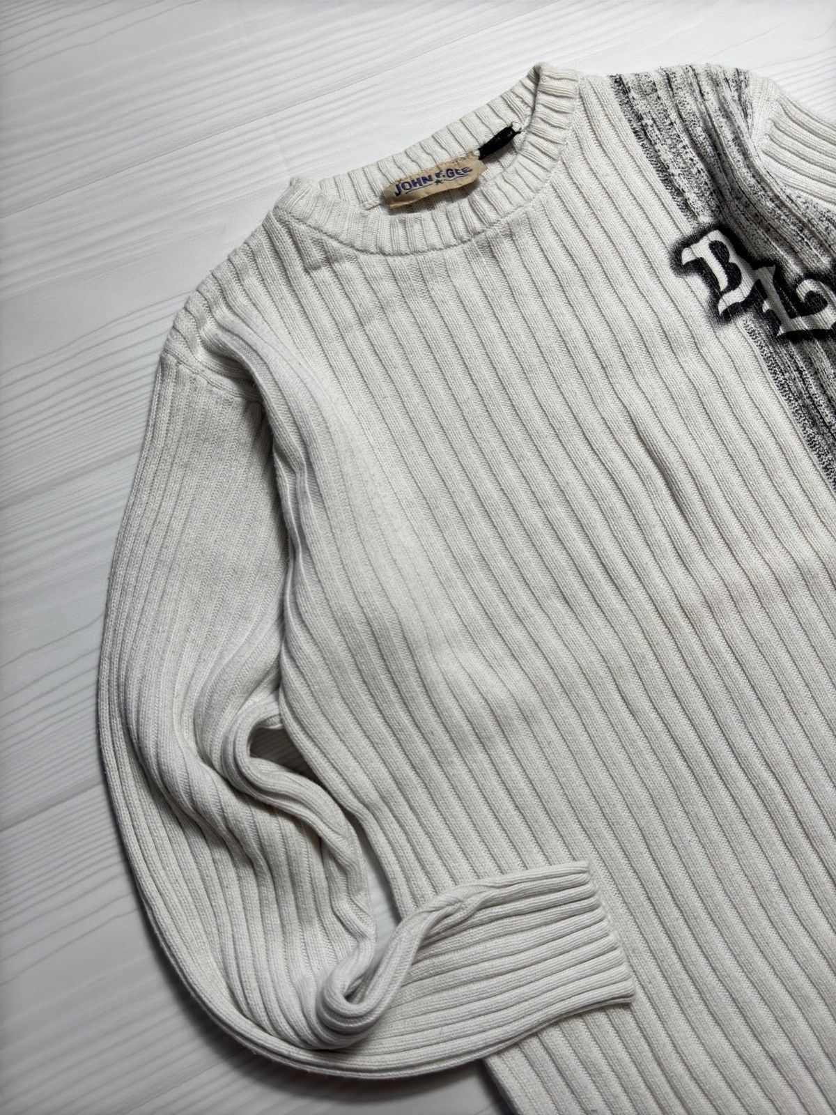 Diesel × Japanese Brand AvantGarde Vintage Sweatshirt Y2K Printed Knit Japan Sweater Size US S / EU 44-46 / 1 - 3 Thumbnail