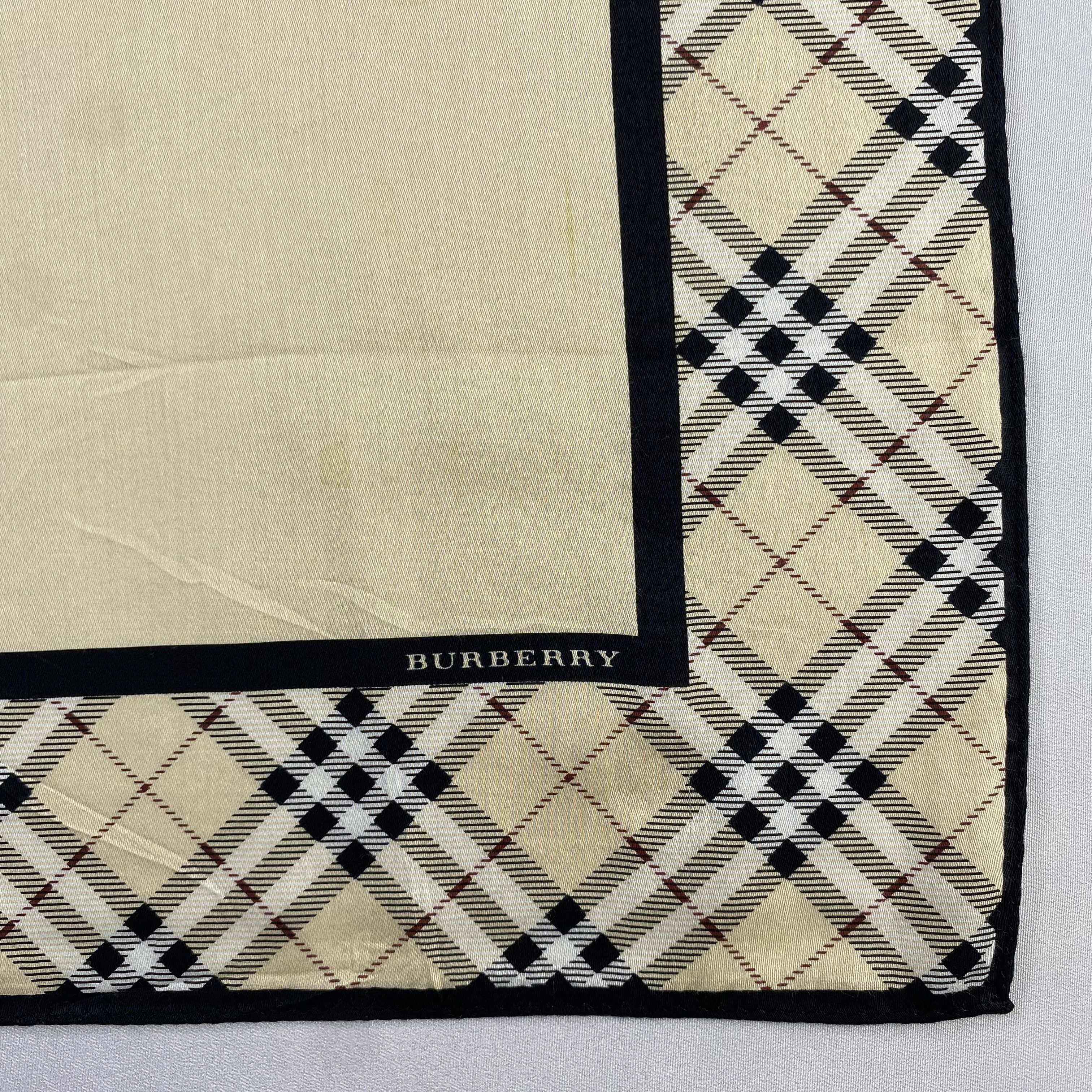 Burberry × Vintage Burberry Handkerchief / Neckerchief / Bandana-P1744 Size ONE SIZE - 3 Thumbnail