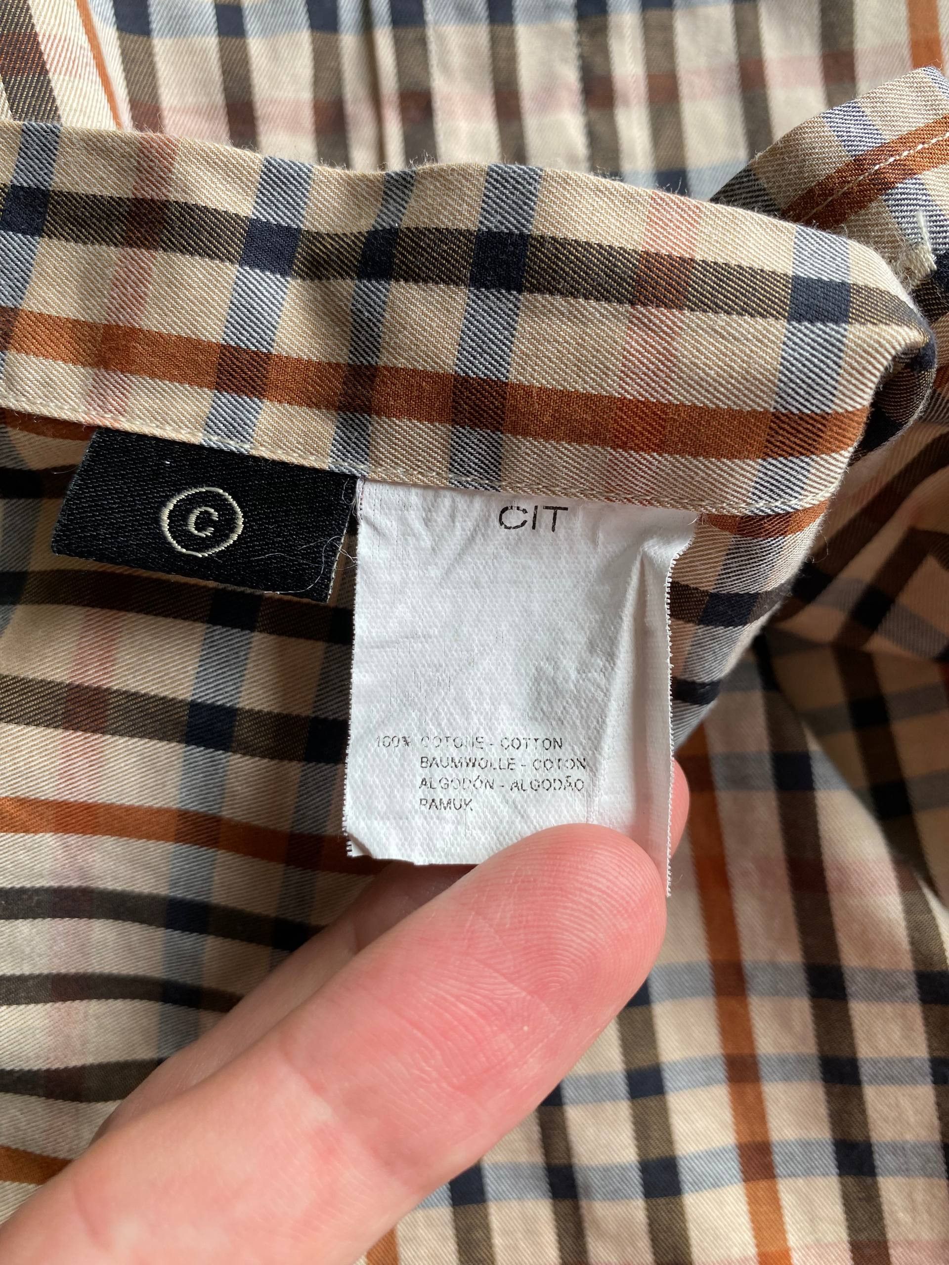 DAKS DAKS London Signature House Check Button-Down Shirt Size M Size US M / EU 48-50 / 2 - 10 Thumbnail