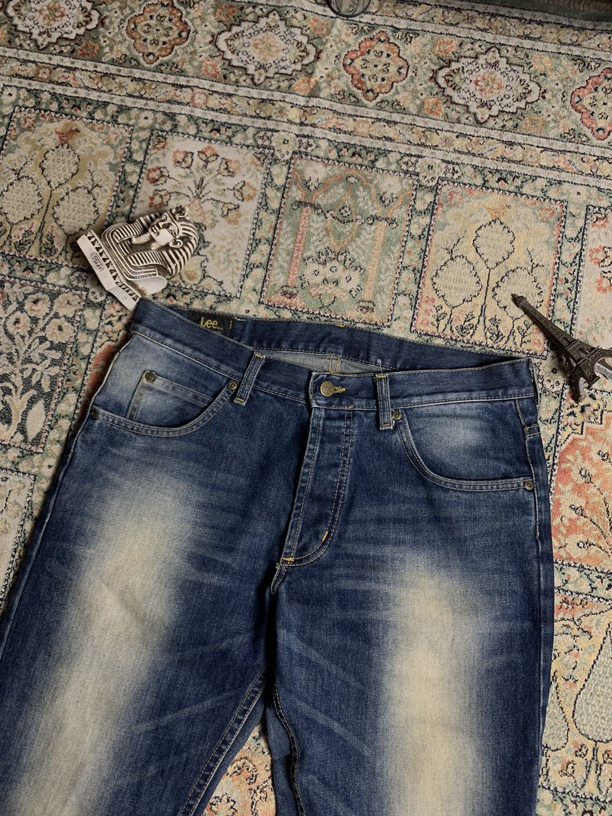 Lee × Vintage Vintage Lee Denim Jeans Size US 33 - 2 Thumbnail