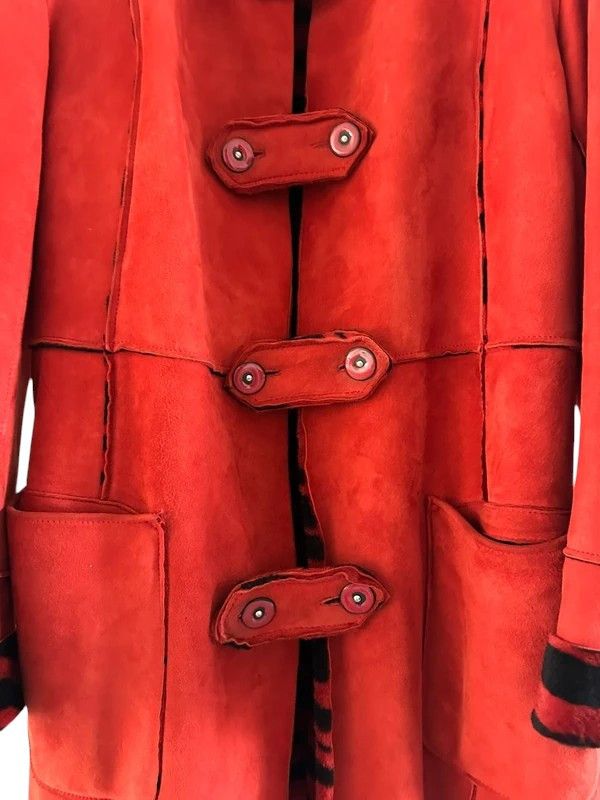 Roberto Cavalli LEATHER COAT Size M / US 6-8 / IT 42-44 - 3 Thumbnail