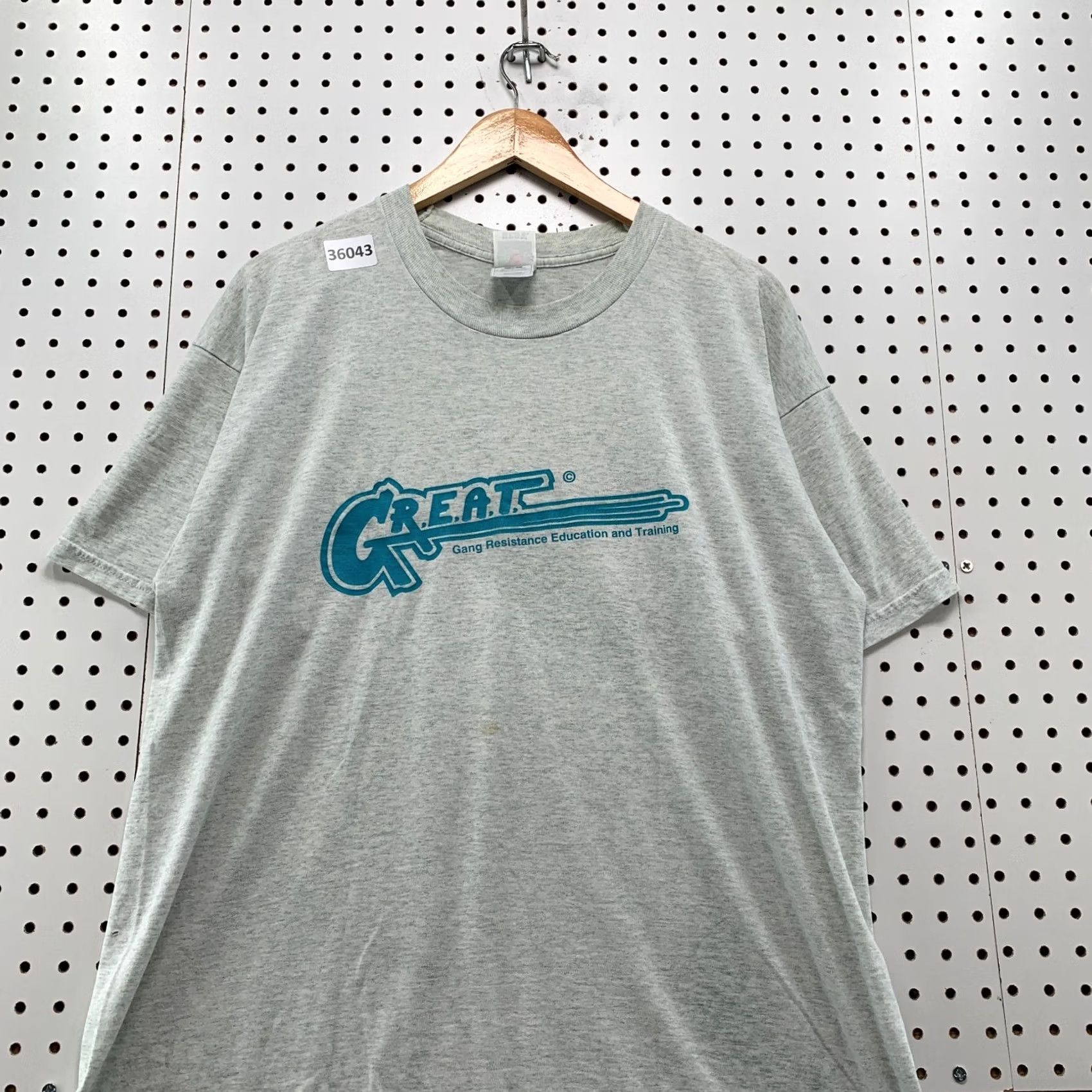 Fruit Of The Loom VINTAGE Fare Graduate Shirt Mens XL Gray GREAT Gang Résistance Shirt Size US XL / EU 56 / 4 - 6 Thumbnail