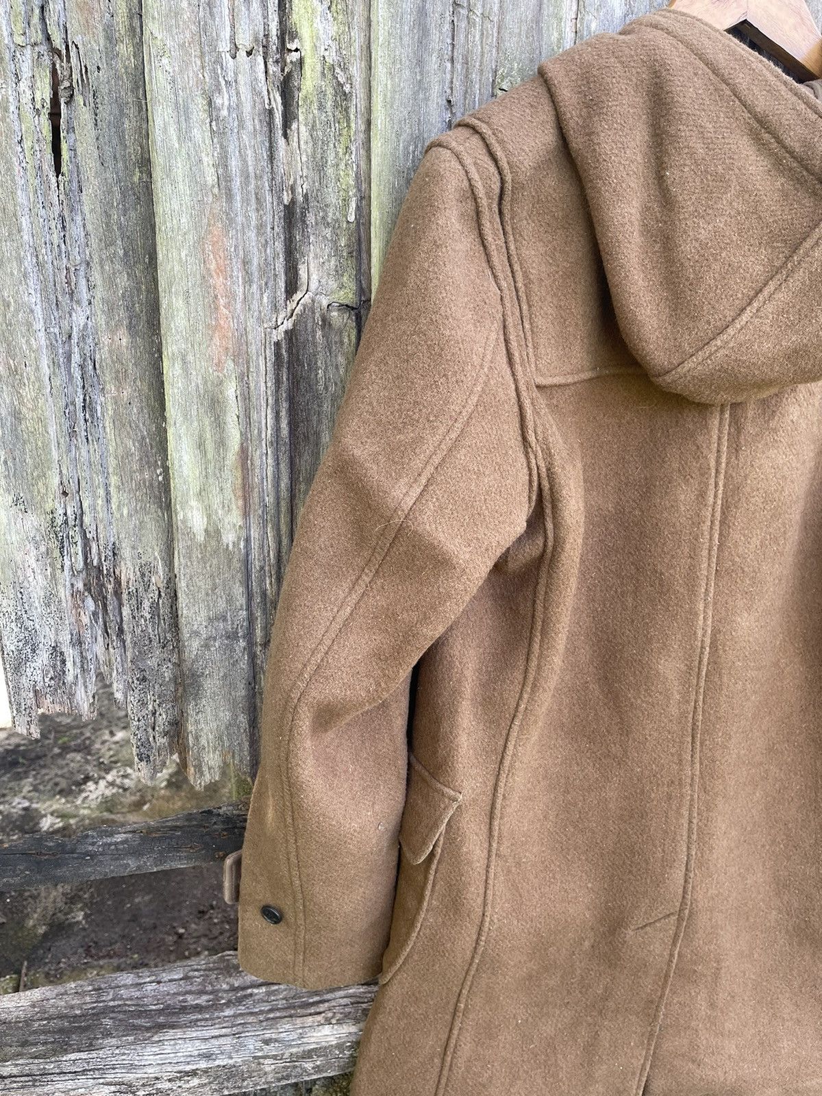 Designer HARE Classic Wool Duffle Coat (Camel Brown) - Size S Size US M / EU 48-50 / 2 - 13 Thumbnail