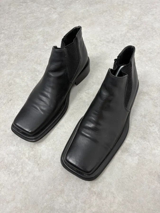 Gianfranco Ferre 2000s Gianfranco Ferré Black Leather Boots Size US 9 / EU 42 - 3 Thumbnail