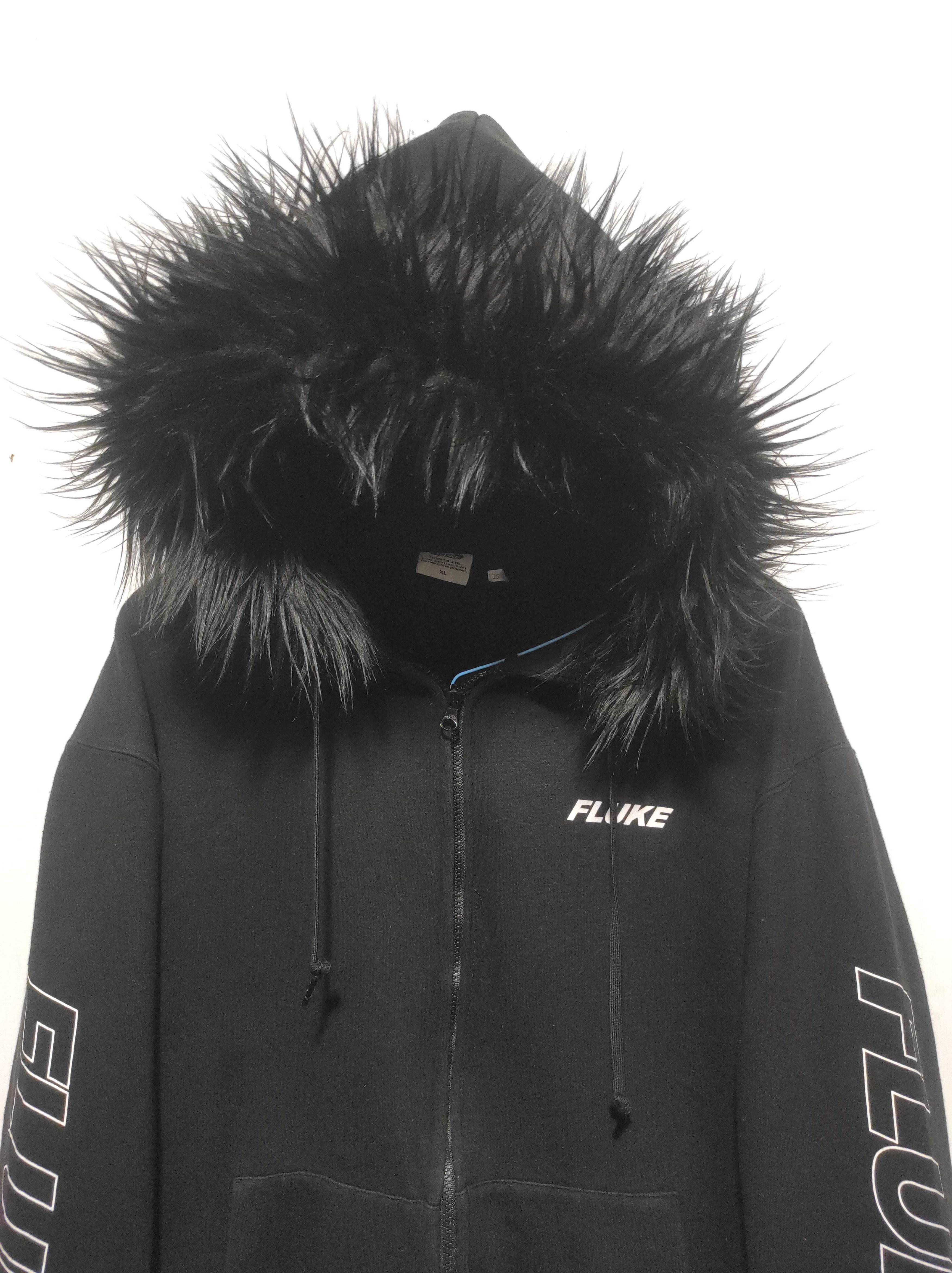 Hysteric Glamour Fluke Black Zipper Fur Hoodie LGB style Size US L / EU 52-54 / 3 - 3 Thumbnail
