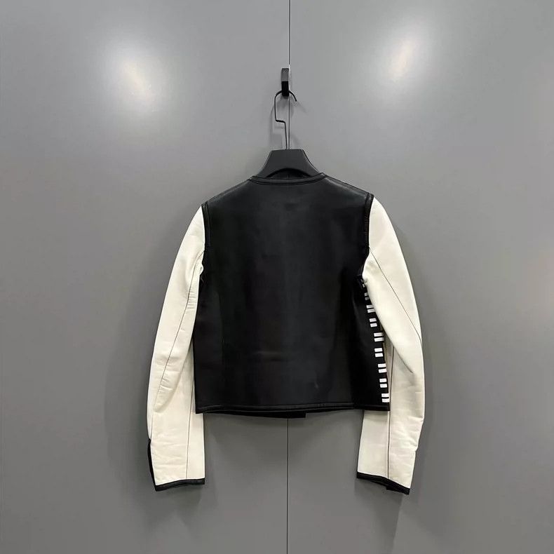 Fendi Fendi Geometric Pattern Leather Jacket Size US M / EU 48-50 / 2 - 3 Thumbnail