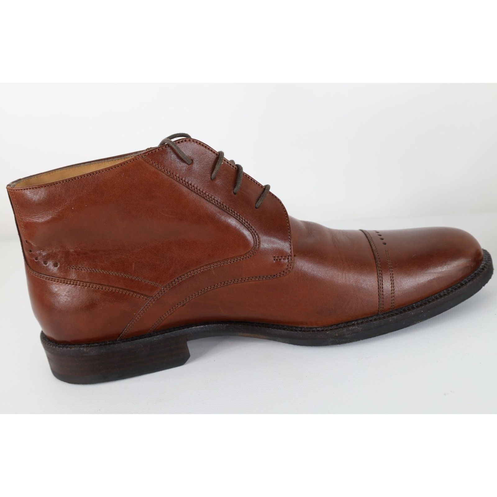 Johnston & Murphy Johnston & Murphy Sheepskin Leather Toe Cap Chukkas Boots Size US 10 / EU 43 - 7 Thumbnail