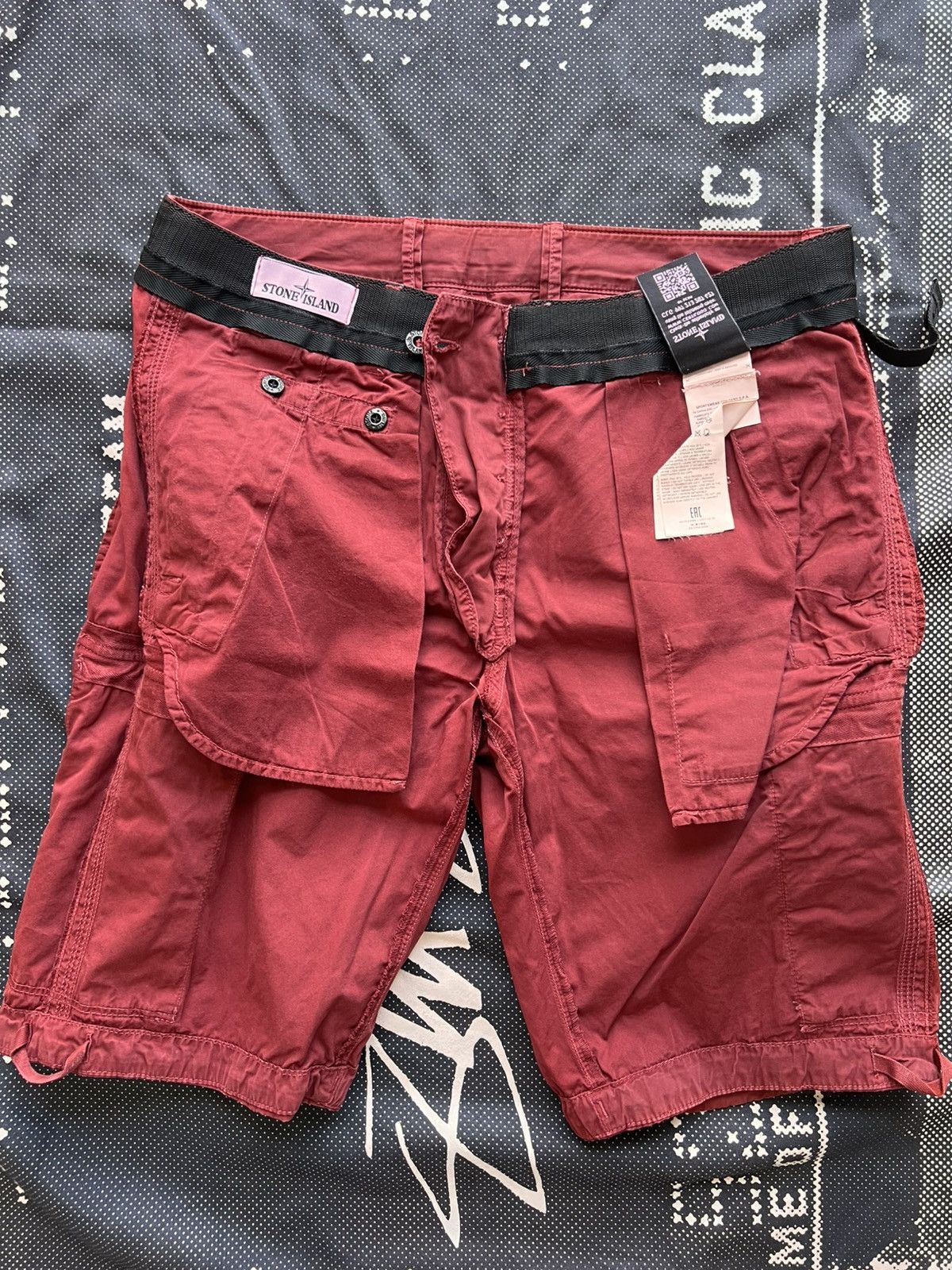 Stone Island Stone Island Type SL Cargo Shorts Red W31 pants bricks Size US 31 - 21 Thumbnail