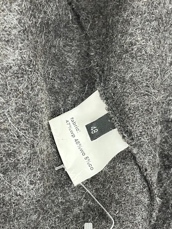 Kris Van Assche Kris Van Assche Grey Wool Double-Breasted Jacket Size US M / EU 48-50 / 2 - 10 Thumbnail