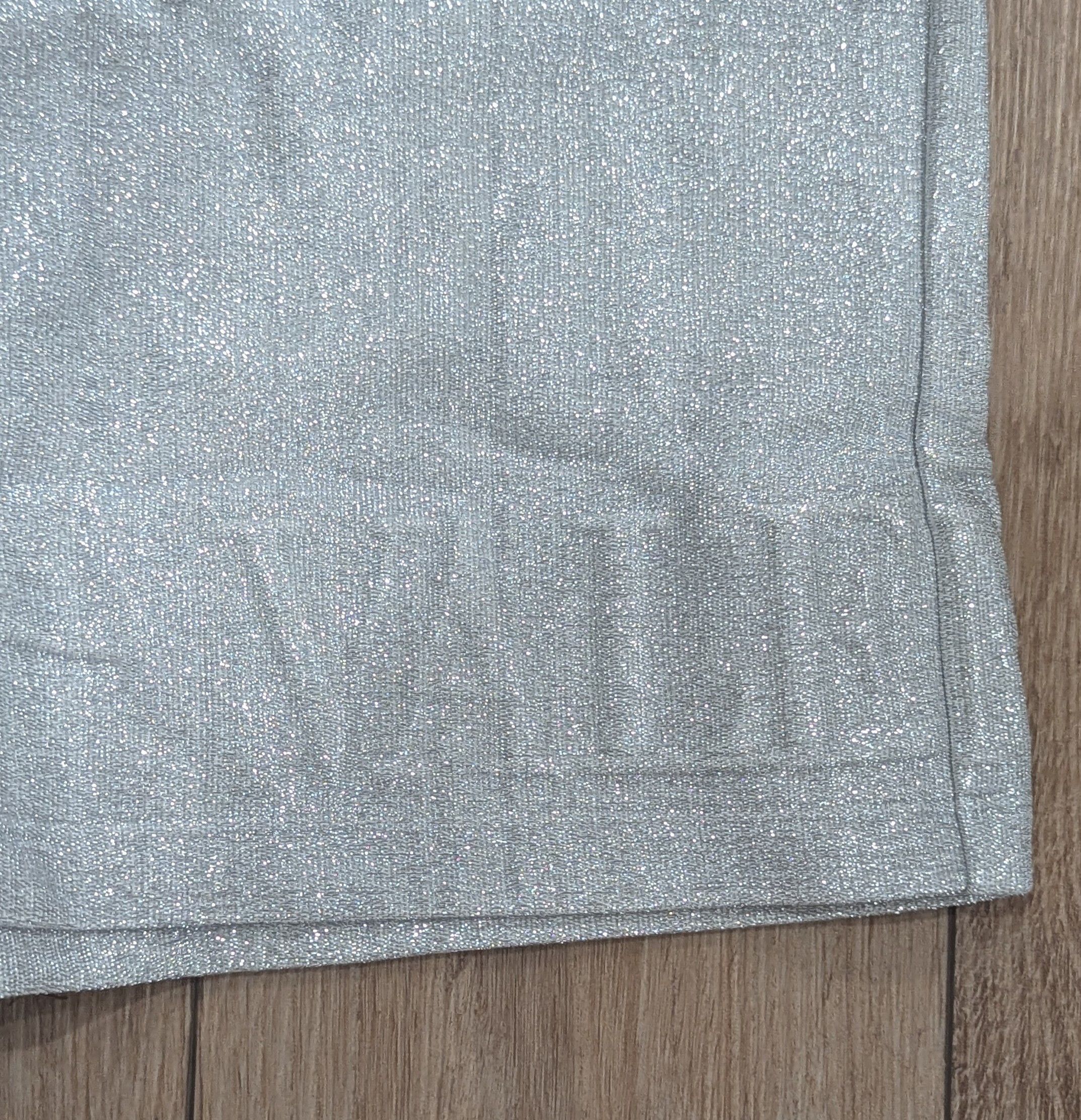 Valentino Valentino Metallic Logo Drawstring Sweat Shorts Silver M Size US 32 / EU 48 - 2 Thumbnail