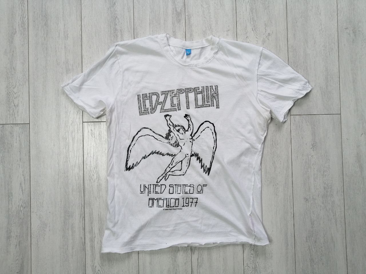 Vintage LED ZEPPELIN 2006 WHITE T SHIRT Size US L / EU 52-54 / 3 - 1 Thumbnail