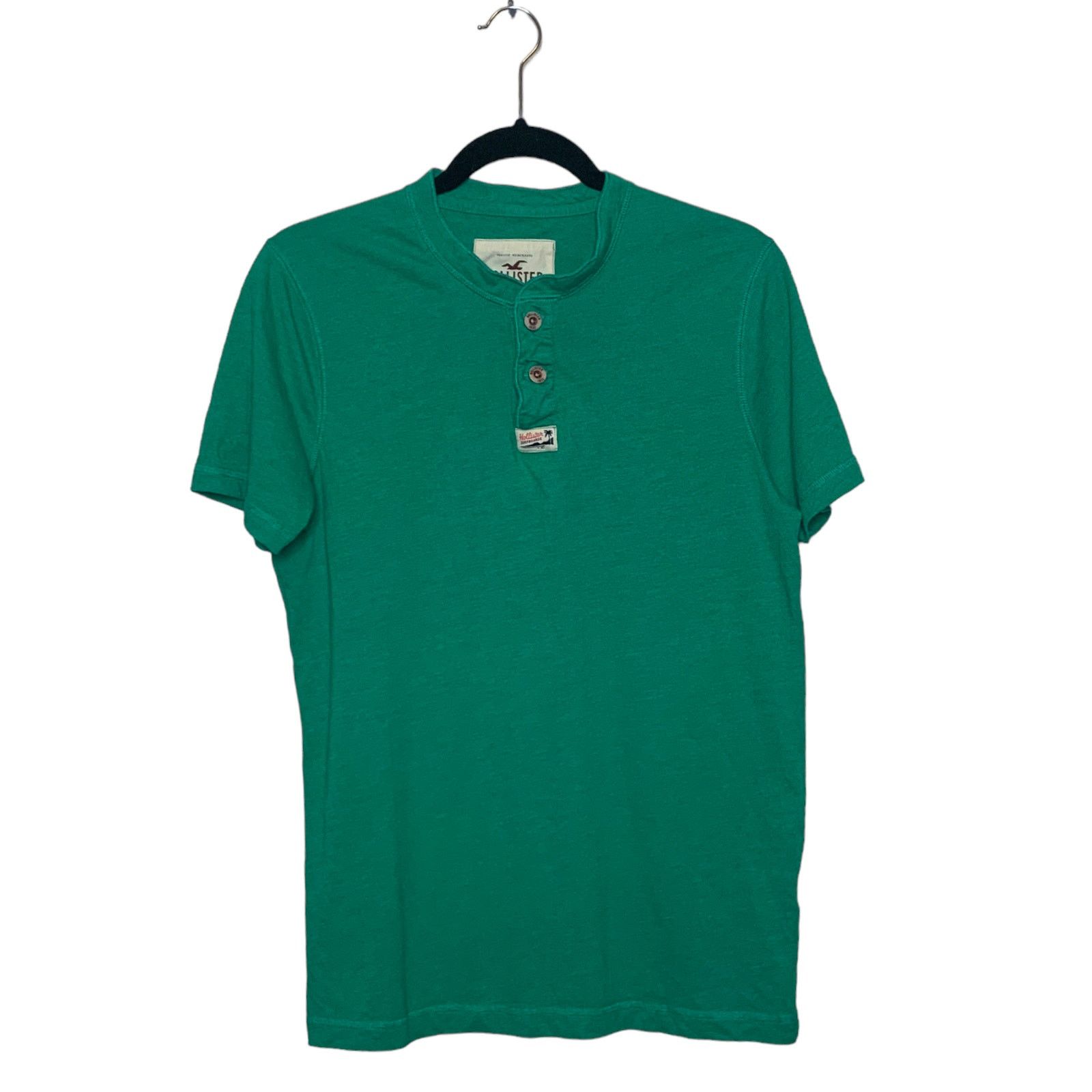 Hollister Hollister Green Short Sleeves T-Shirt Size M Size US M / EU 48-50 / 2 - 7 Thumbnail