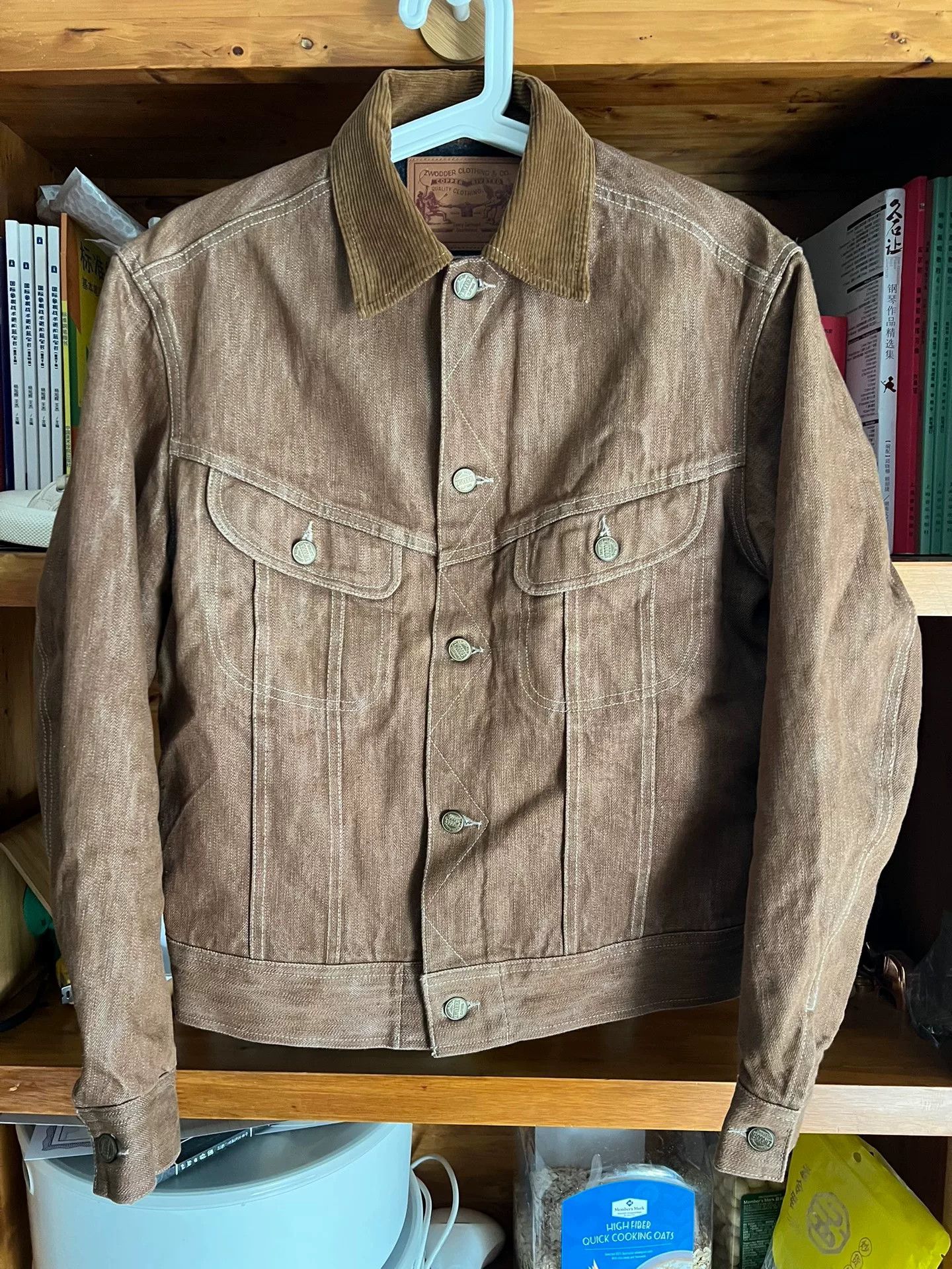 zerrows Zwodder 16OZ Denim Storm Rider Jacket Size US S / EU 44-46 / 1 - 1 Thumbnail