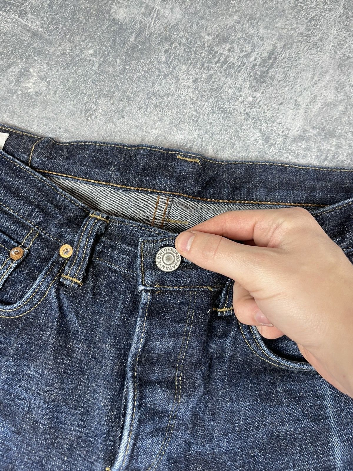 Edwin Edwin Made in Japan selvedje denim vintage jeans Size US 30 / EU 46 - 5 Thumbnail