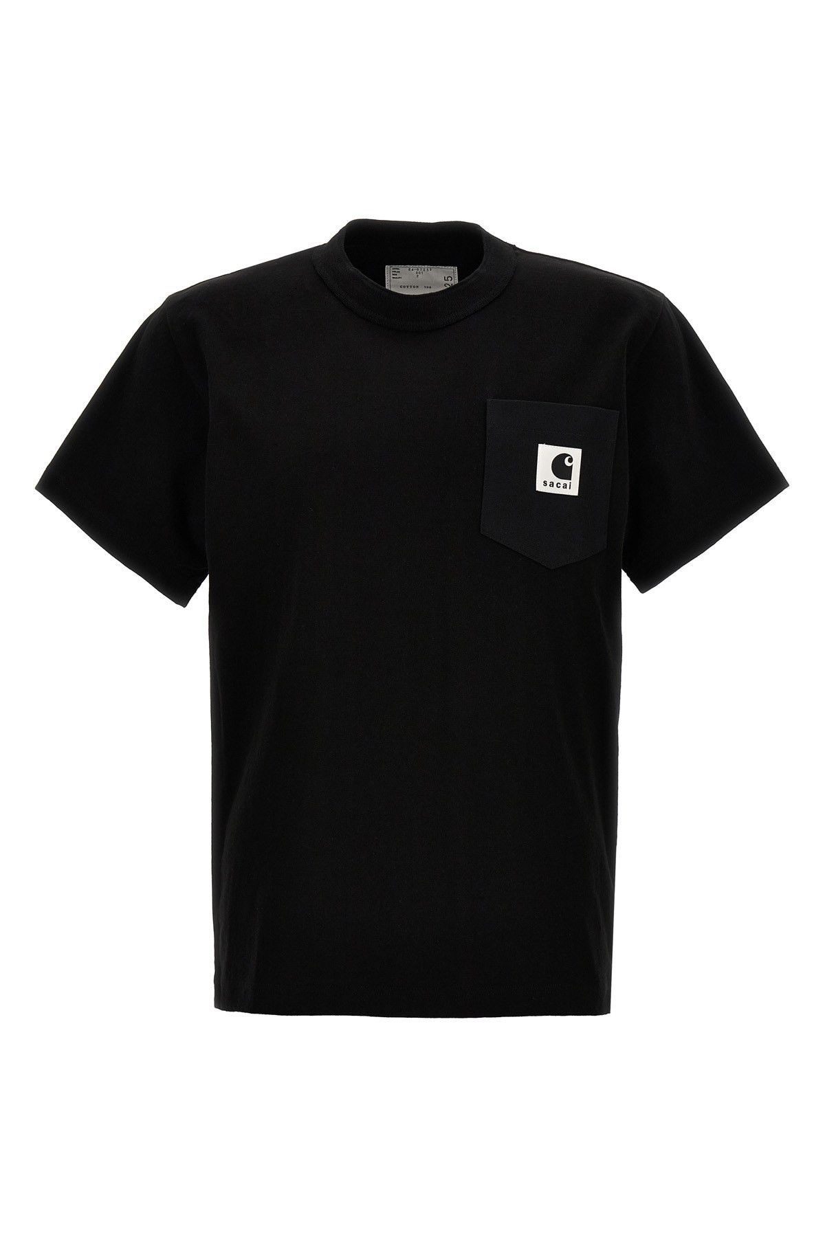 image of T-Shirt Sacai X Carhartt Wip in Black, Women's (Size XL)