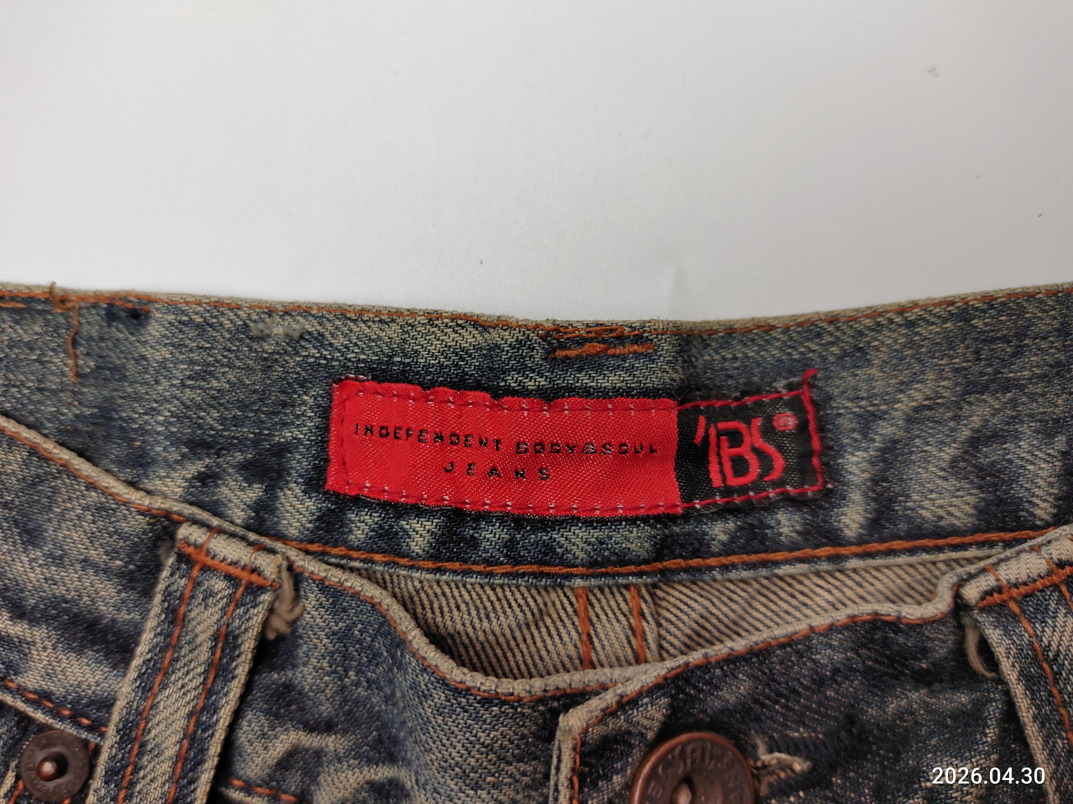 Japanese Brand independent body soul ibs jeans Size US 29 - 5 Thumbnail