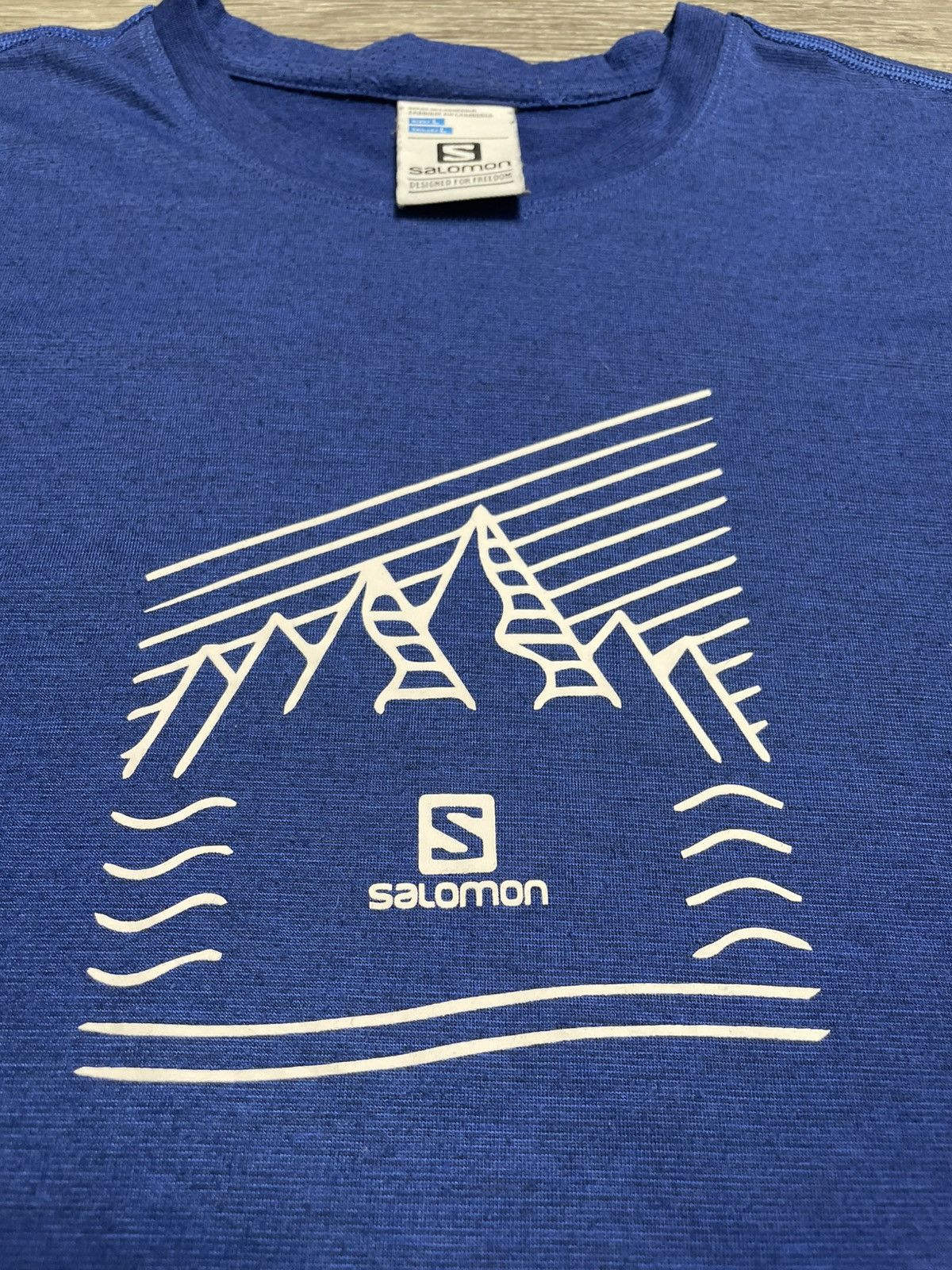 Salomon Vintage Salomon Explore Graphic AdvancedSkin ActiveDry Tee Size US L / EU 52-54 / 3 - 5 Thumbnail