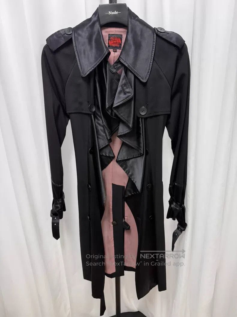 Jean Paul Gaultier Jean Paul Gaultier Silk ruffle patchwork coat| Size XS / US 0-2 / IT 36-38 - 1 Thumbnail