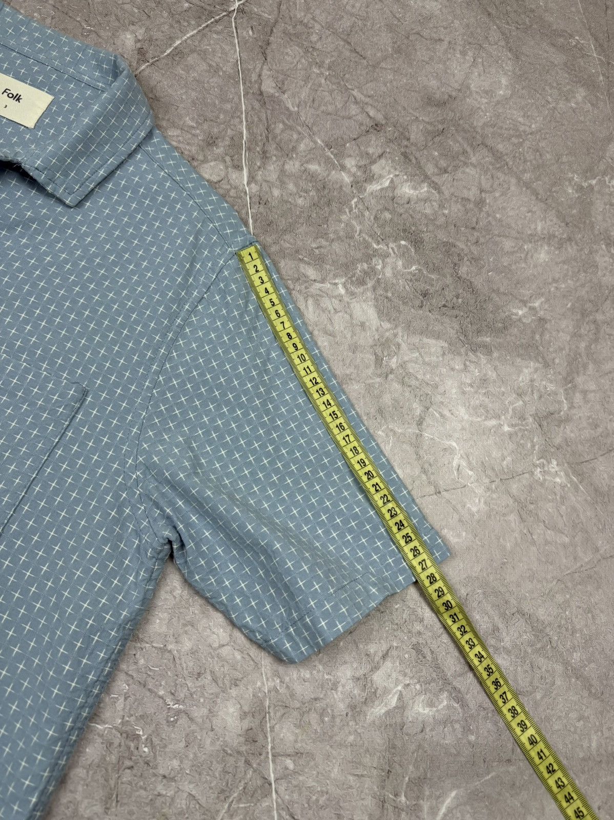 Folk Folk Shirt Button Up International Cotton Luxury VERY RARE Size US M / EU 48-50 / 2 - 10 Thumbnail