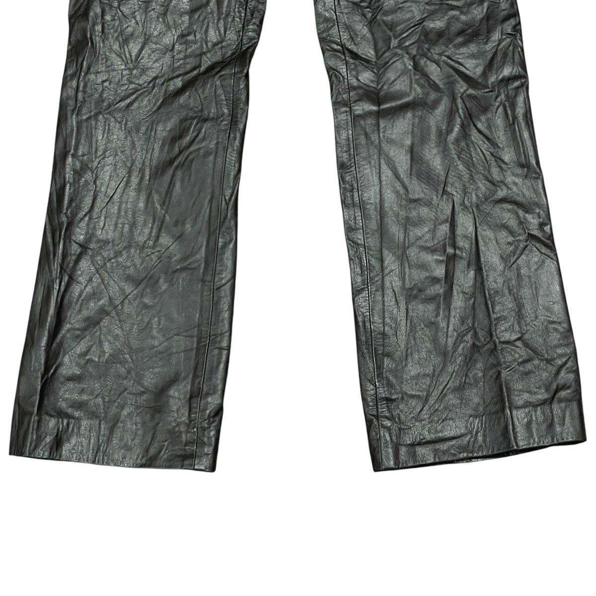 JUN MEN Vintage 90s Jun Men Genuine Cowhide Leather Pants, Size L Size US 30 / EU 46 - 5 Thumbnail