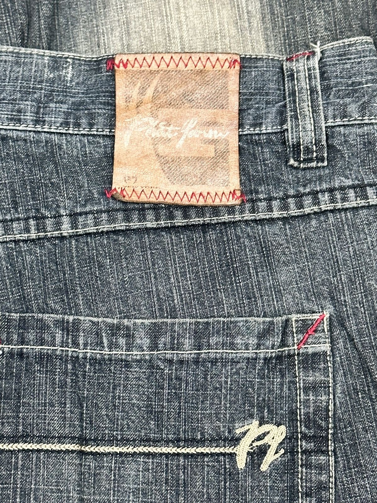 Ecko Unltd. Rare Vintage Y2K PHAT FARM Acid Wash Effects Baggy Jeans Size US 38 / EU 54 - 8 Thumbnail
