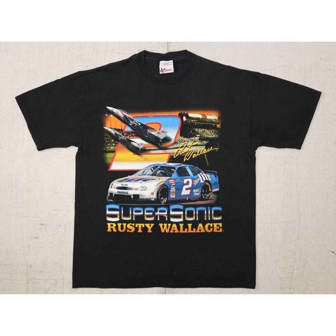 Chase Authentics VTG 90s Super Sonic Rusty Wallace #2 Chase Authentics Sz L Size US L / EU 52-54 / 3 - 4 Thumbnail