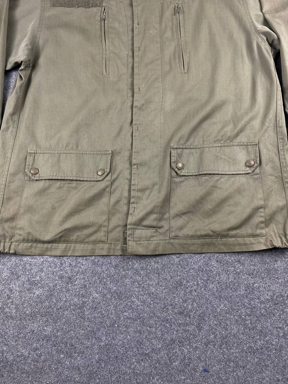 Vintage vintage military jacket herringbone design opti zipper Size US XL / EU 56 / 4 - 3 Thumbnail