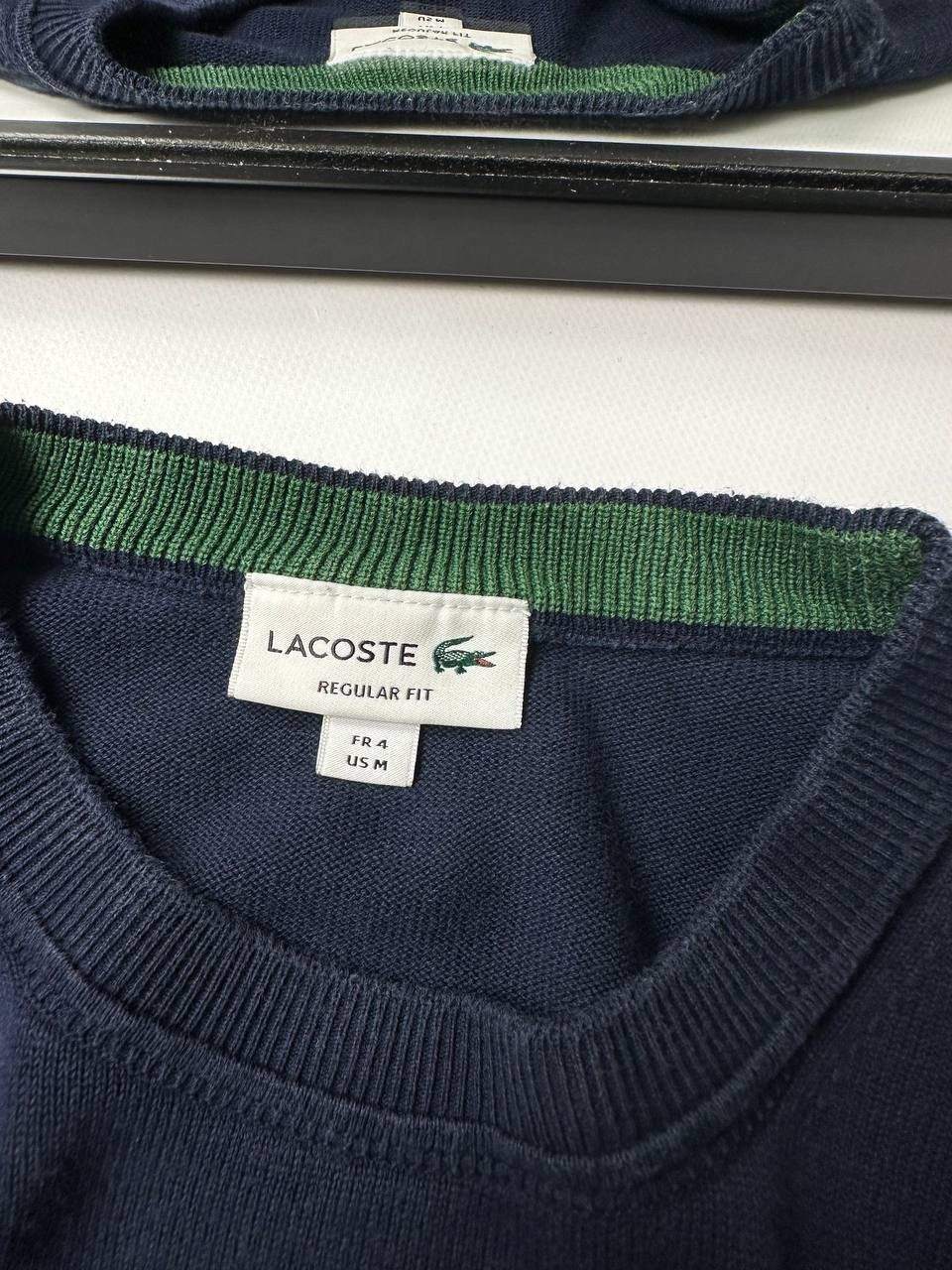 Lacoste Lacoste Classic Oldmoney Knite Sweater Navy Size US M / EU 48-50 / 2 - 3 Thumbnail