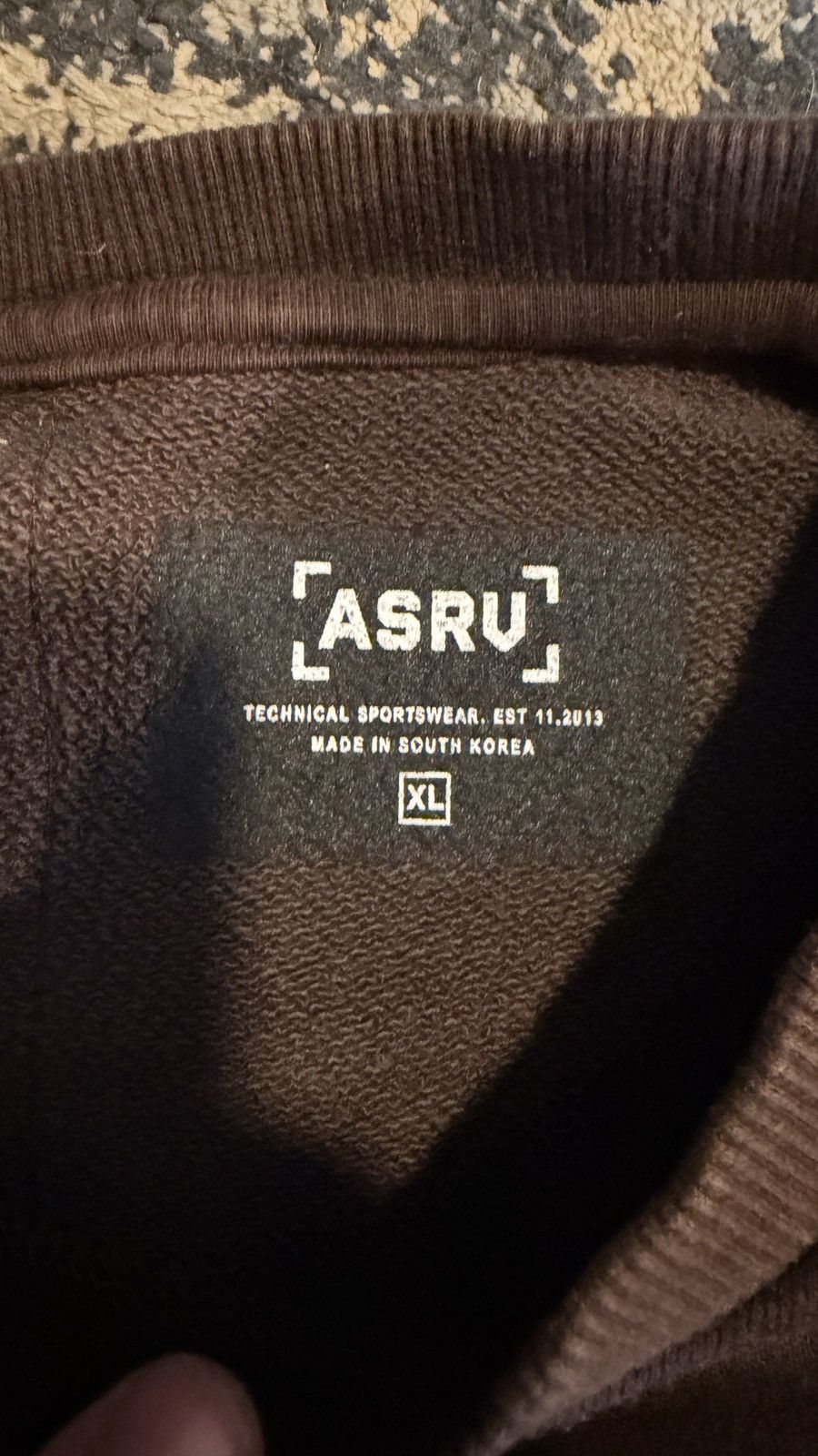ASRV ASRV brown french terry boxy sport tshirt size XL Size US XL / EU 56 / 4 - 3 Thumbnail