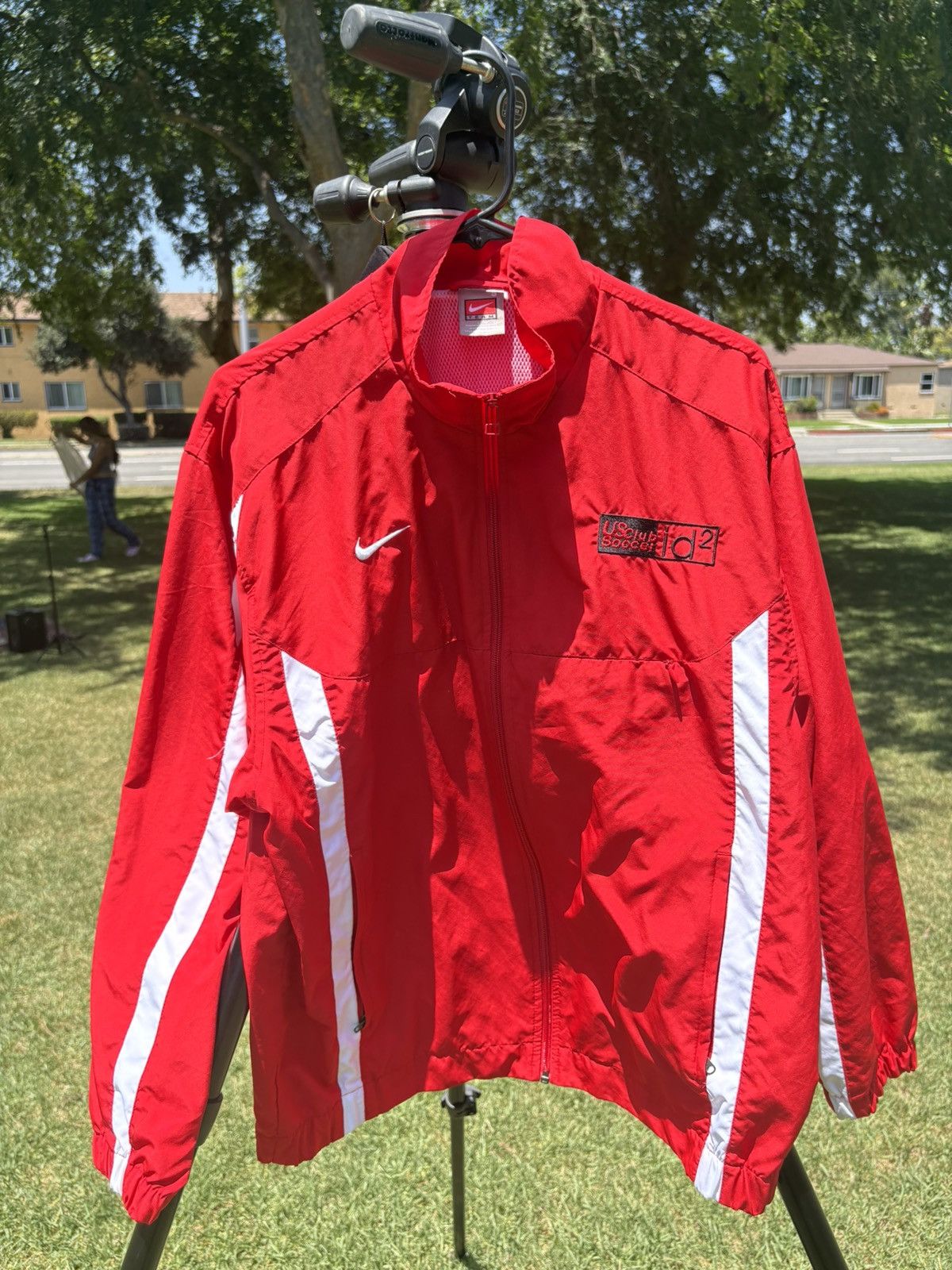 Nike Red and White Nike Streetwear Lightweight Jacket Size US S / EU 44-46 / 1 - 6 Thumbnail