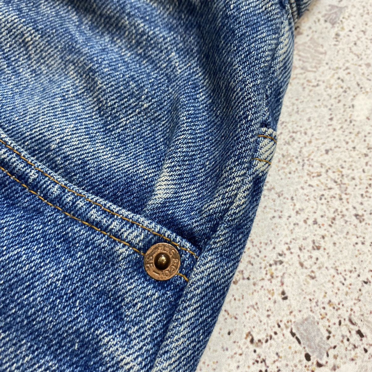Levi's × Vintage Vintage Orange Tab Levi’s Flared Washed Denim Jeans 80s Y2K Size US 30 / EU 46 - 6 Thumbnail