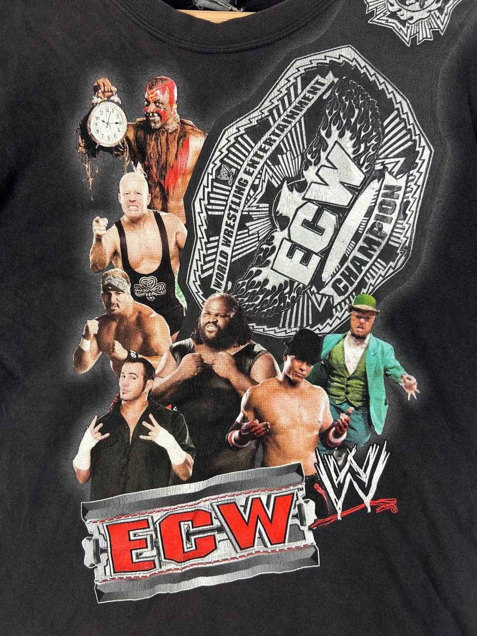 Vintage × WWE × WWF Vintage WWE ECW Championship Graphic Tee – Classic Wrestling Size US M / EU 48-50 / 2 - 4 Thumbnail