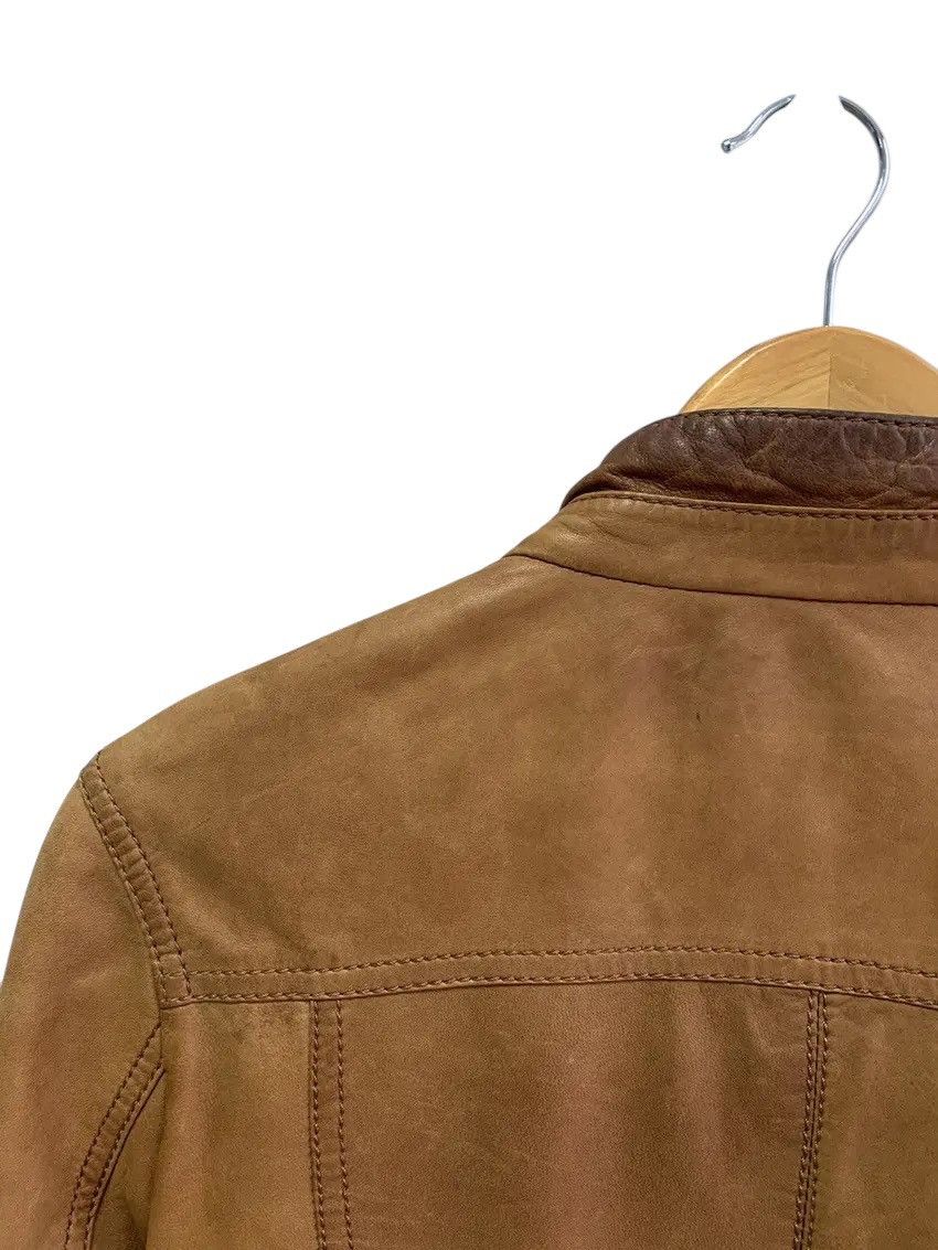 Dolce & Gabbana × Vintage Vintage Dolce&Gabbana Woman Brown Leather Jacket Size M / US 6-8 / IT 42-44 - 15 Thumbnail