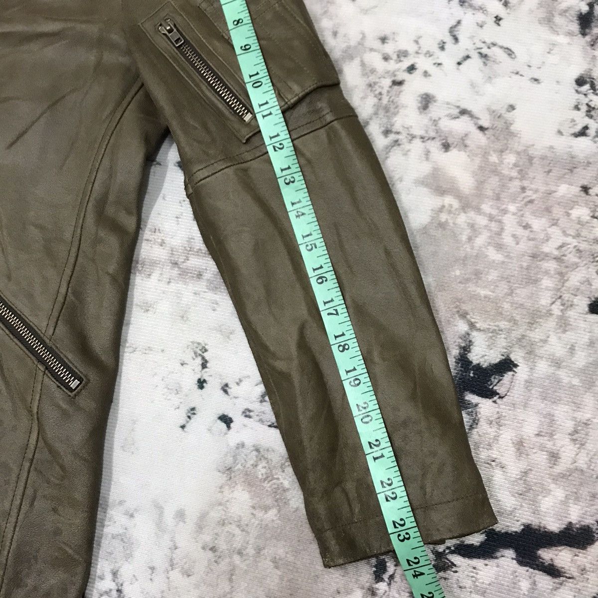 ABAHOUSE × If Six Was Nine × Japanese Brand Vintage Abahouse Colded Neck Leather Jacket Parka Size US S / EU 44-46 / 1 - 17 Thumbnail