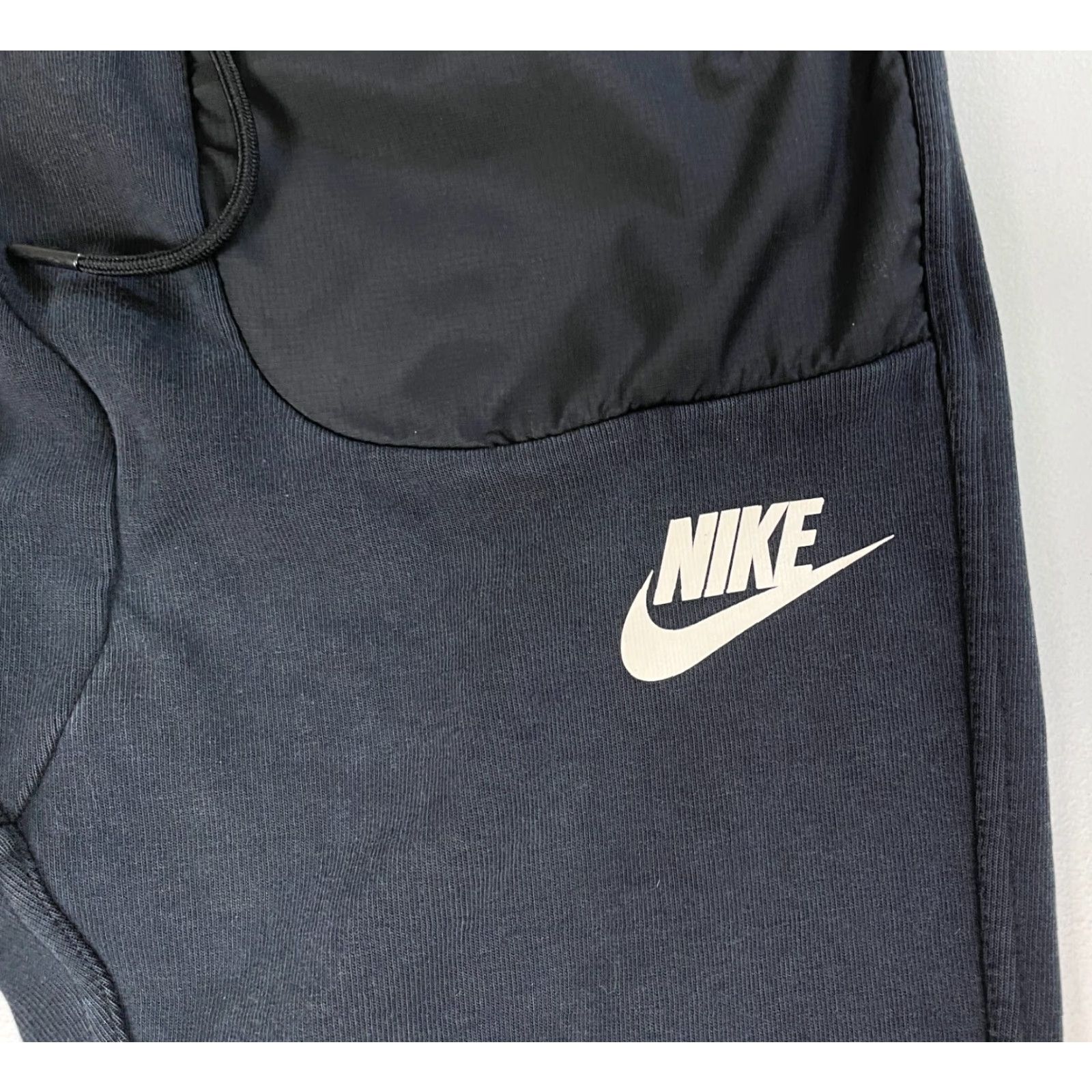 Nike Nike Sweatpants Mens Athletic Drawstring Pockets Black 806674-010 M Size US 31 - 7 Thumbnail