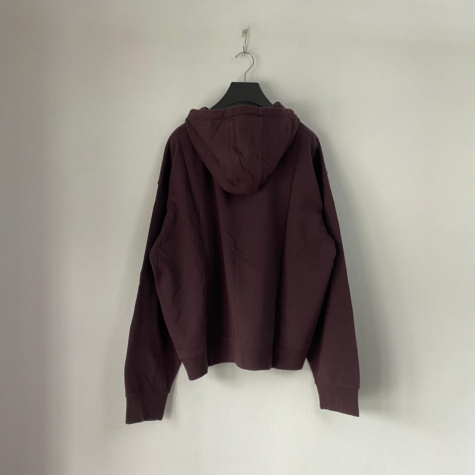 Givenchy Burgundy Embossed Signature Logo Oversized Hoodie Size US XXL / EU 58 / 5 - 9 Thumbnail