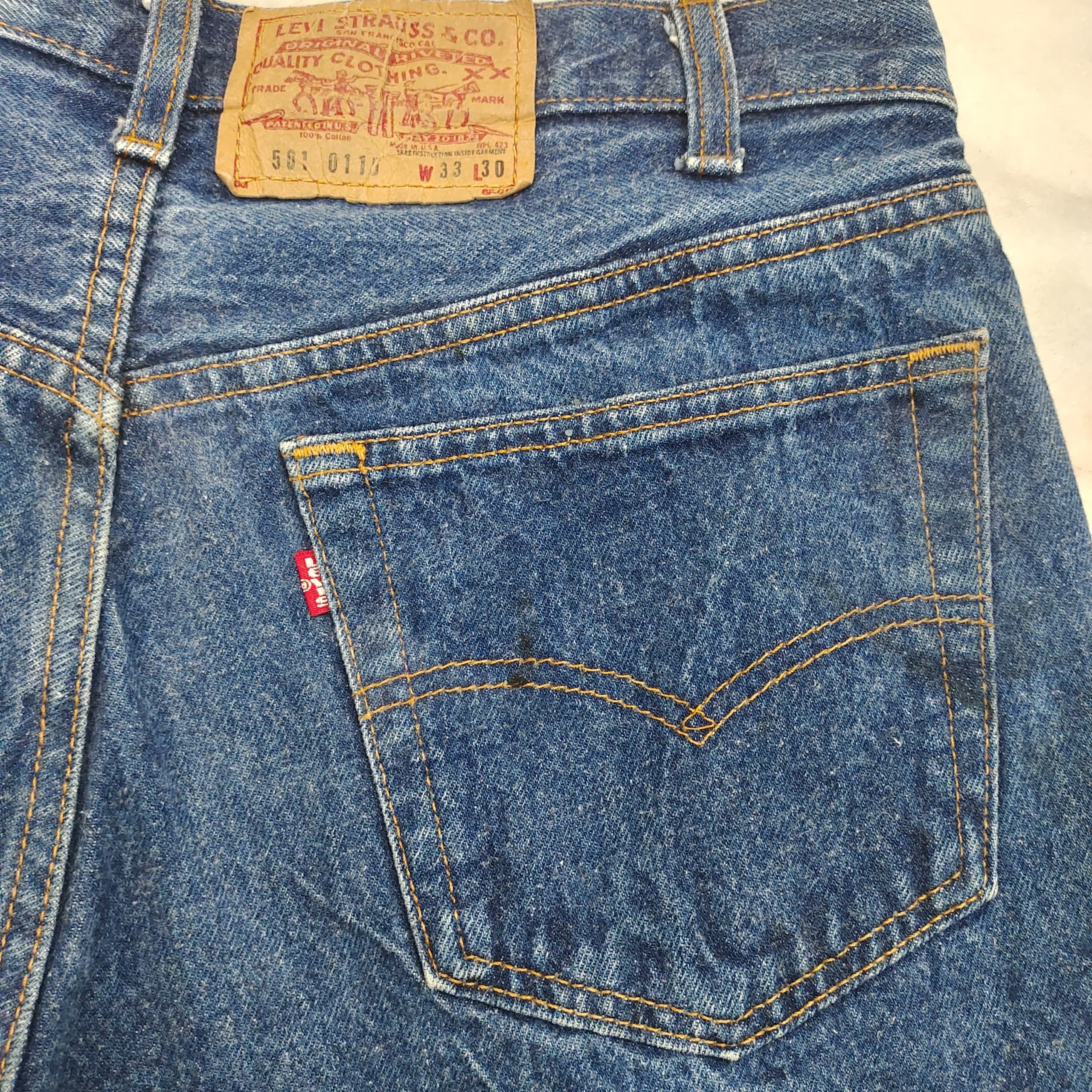 Levi's × Levi's Vintage Clothing VINTAGE LEVIS 501 BLUE CUT OFF SHORTS Size US 31 - 3 Thumbnail