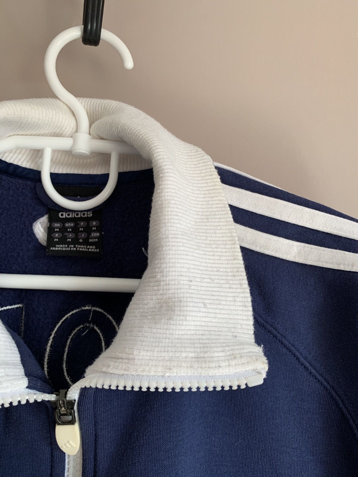 Adidas British and Irish Lions Vintage Rugby Zip Jacket Adidas Sz M Size US M / EU 48-50 / 2 - 6 Thumbnail
