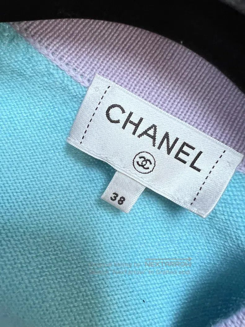 Chanel Chanel 24C early spring vacation blue light purple rolled Size XS / US 0-2 / IT 36-38 - 5 Thumbnail